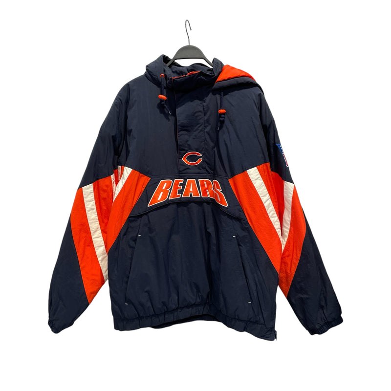 mitchell&ness/Puffer Jkt/XXL/Nylon/NVY/Graphic/BEARS