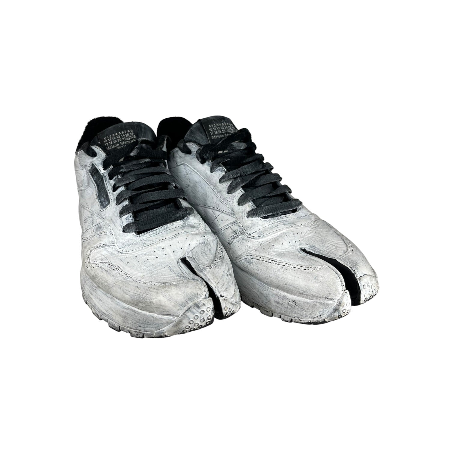 Maison Margiela/Reebok/Low-Sneakers/US 10.5/Leather/WHT/BIANCHETTO TABI view 2