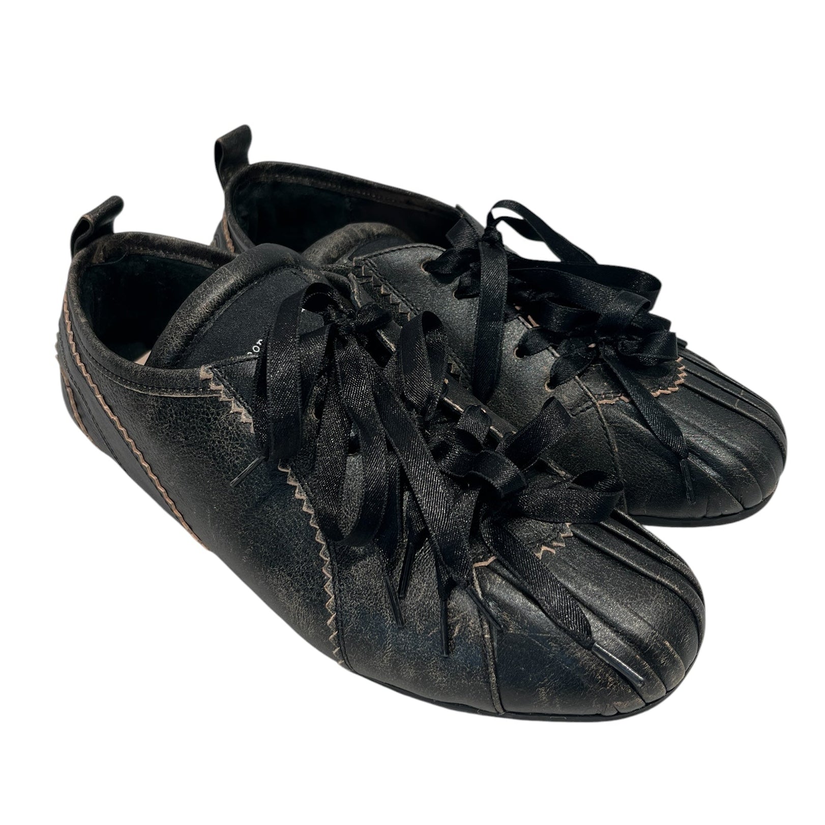 SIMONE ROCHA/Low-Sneakers/EU 41/Border/Leather/BLK/ view 1