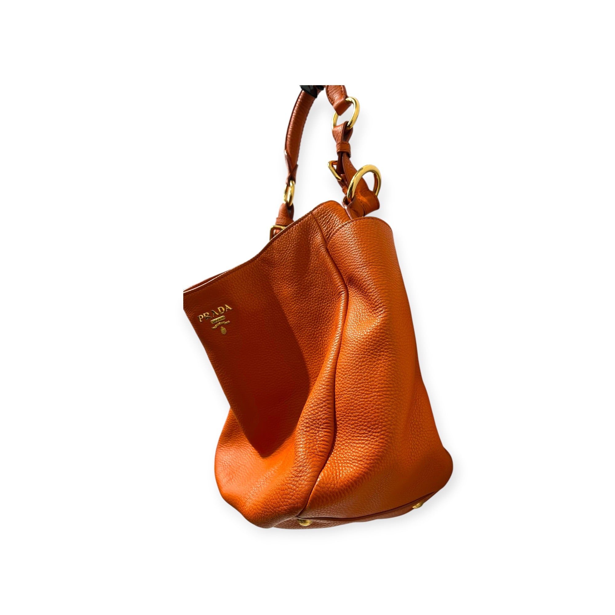 PRADA/Bag/Leather/ORN/VITELLO DAINO HOBO BAG view 2