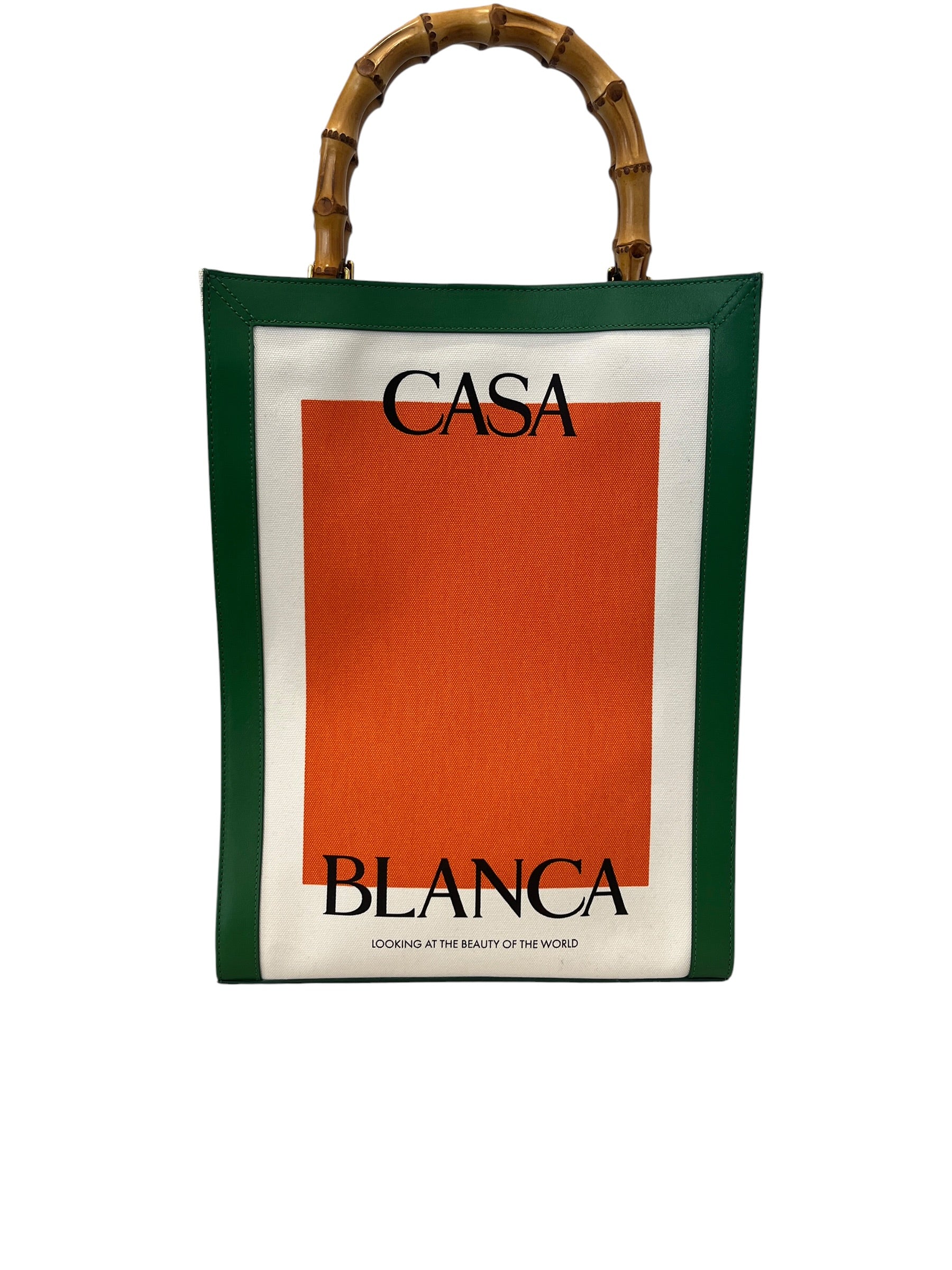 CASABLANCA/Tote Bag/GRN/ view 1