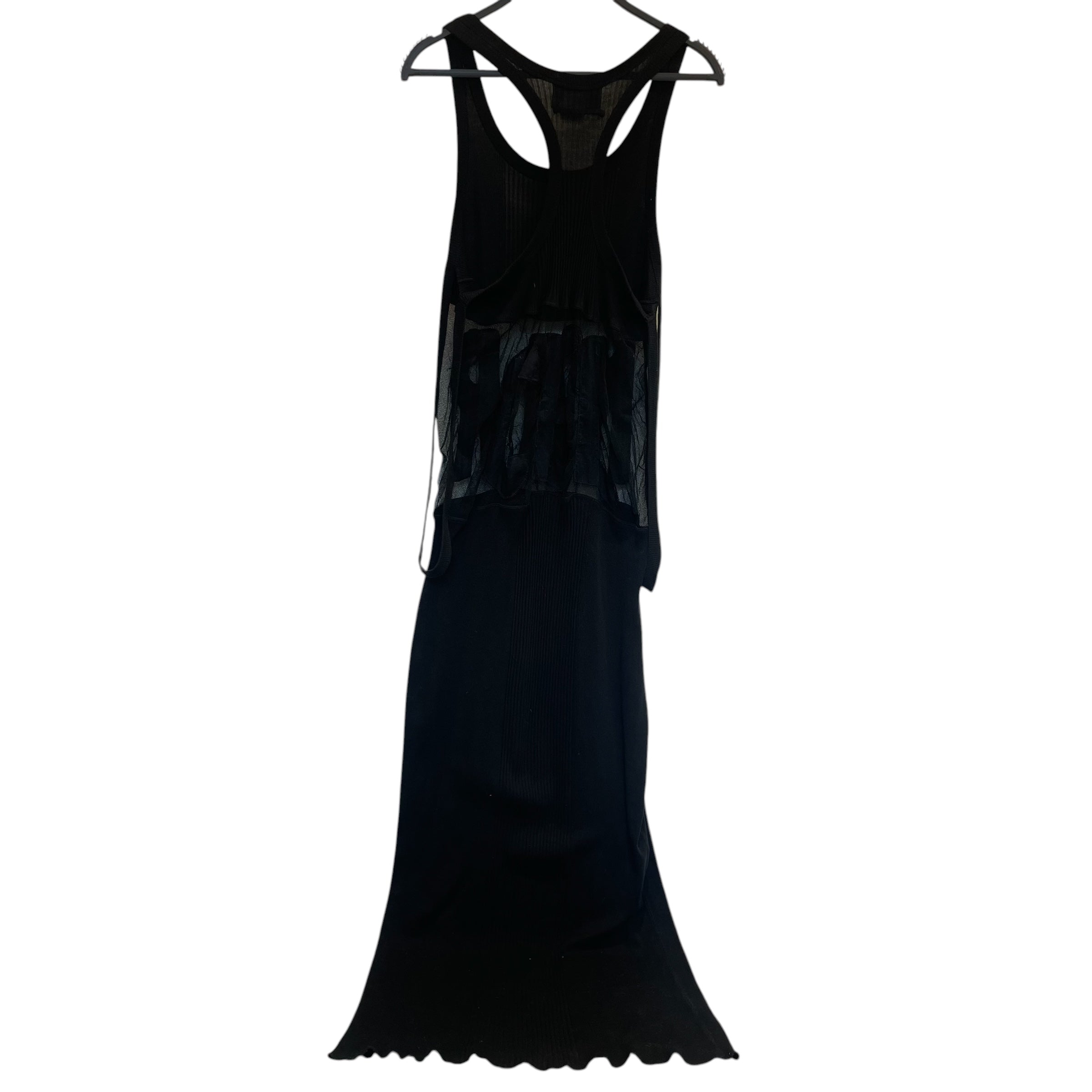 Jean Paul Gaultier/SL Dress/L/Cotton/BLK/MAILLE FEMME/MESH view 3