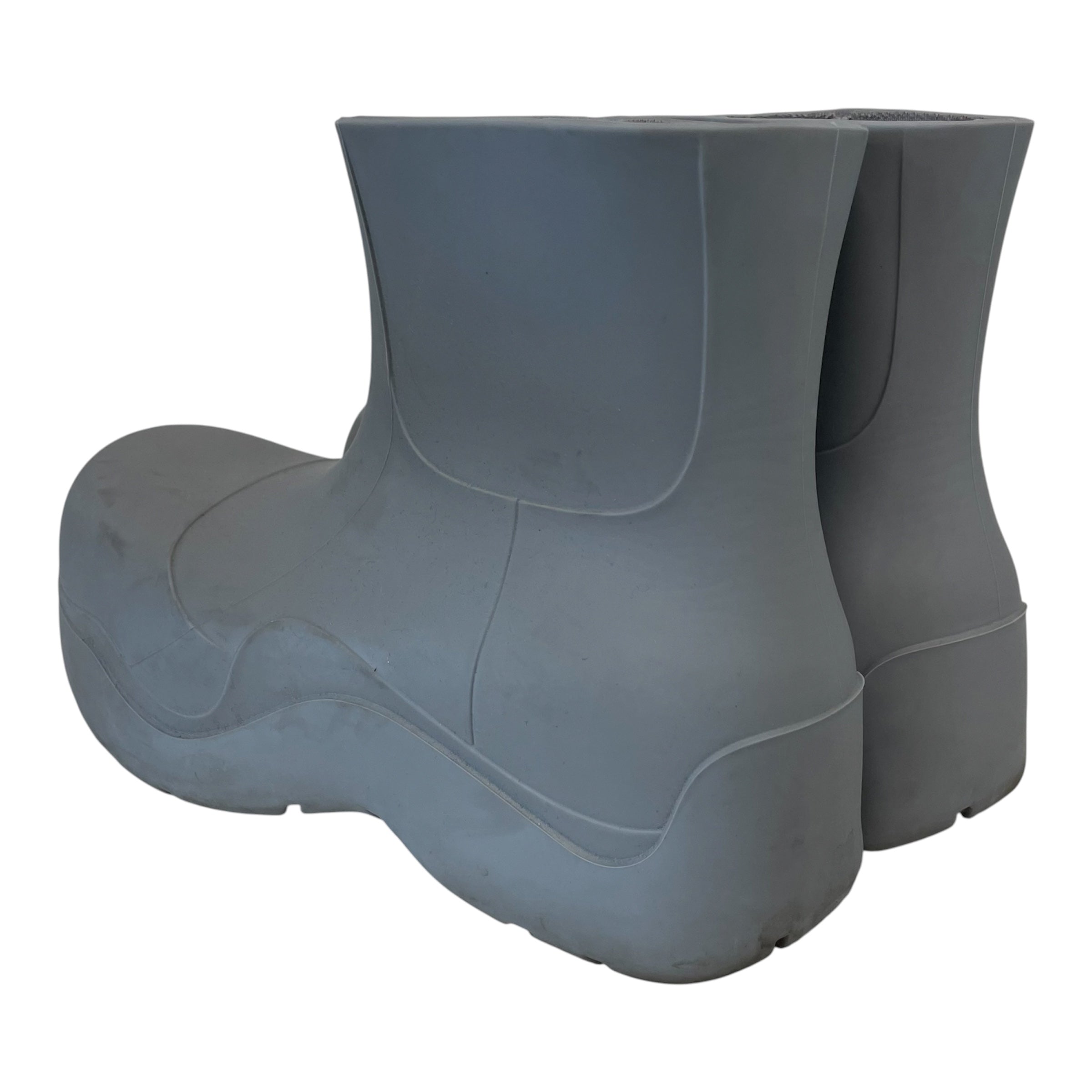 BOTTEGA VENETA/Rain Boots/EU 39/Gore-Tex/GRY/Patent/PUDDLE CHUNKY PLATFORM HEEL view 2
