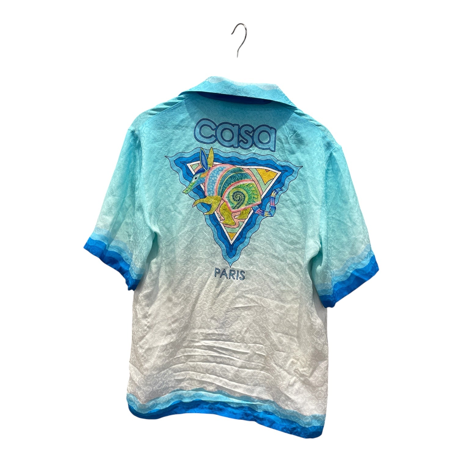 CASABLANCA/SS Shirt/S/Cotton/BLU/All Over Print/CASABLANCA HAWAIIAN SS view 1
