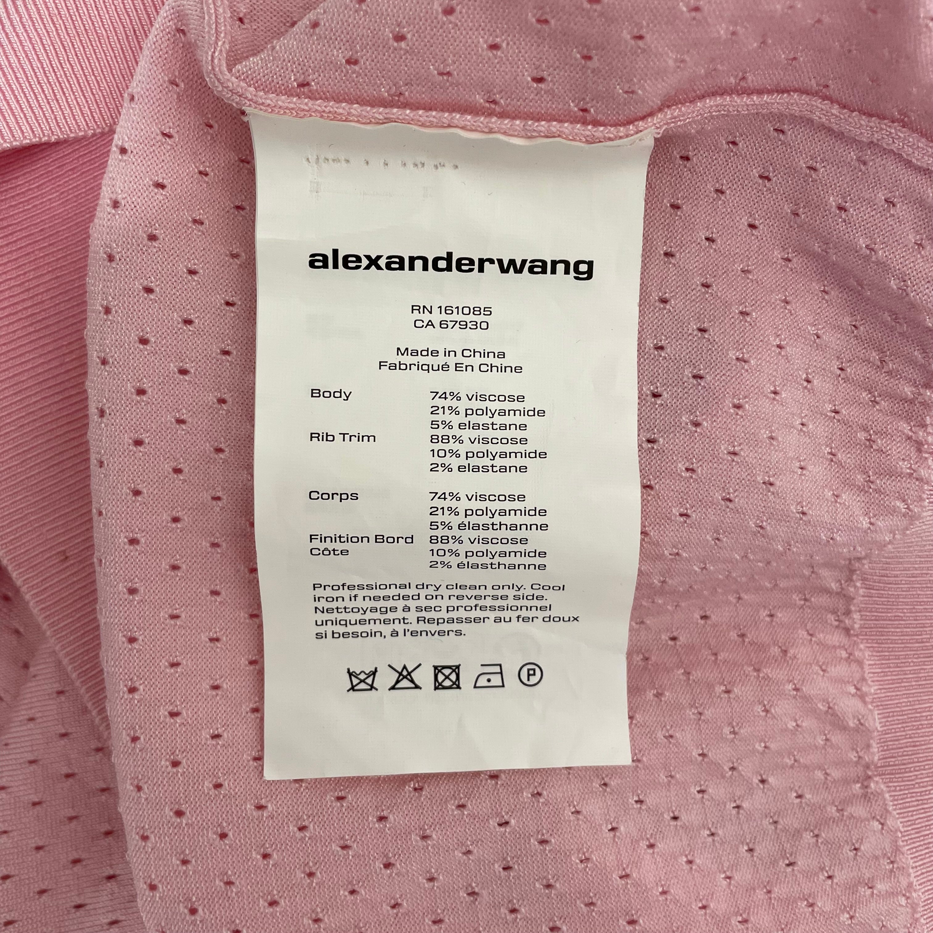 Alexander Wang/Shirt/Polyester/PNK/ view 4