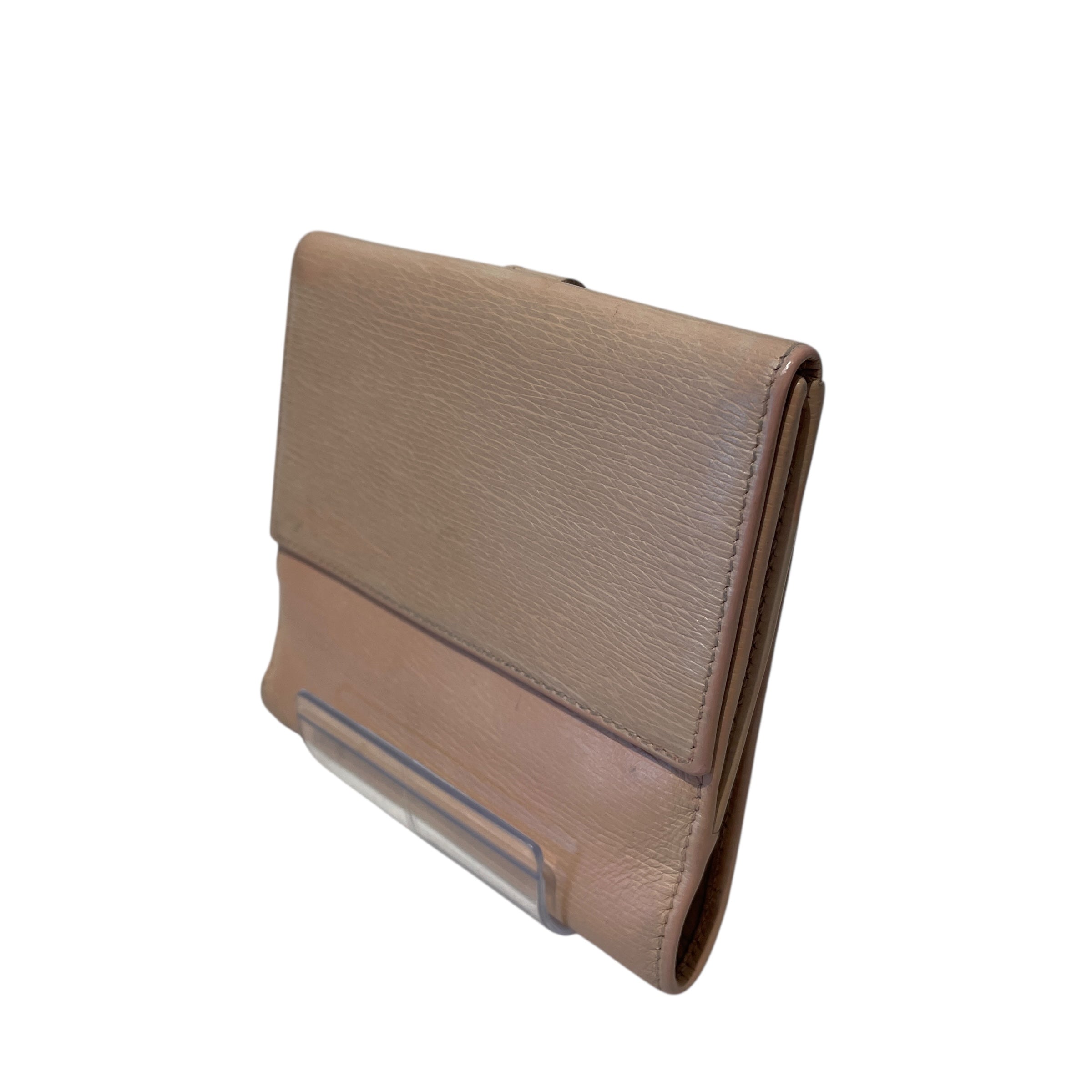 GUCCI/Bifold Wallet/Leather/BEG/PISTON LOCK view 2