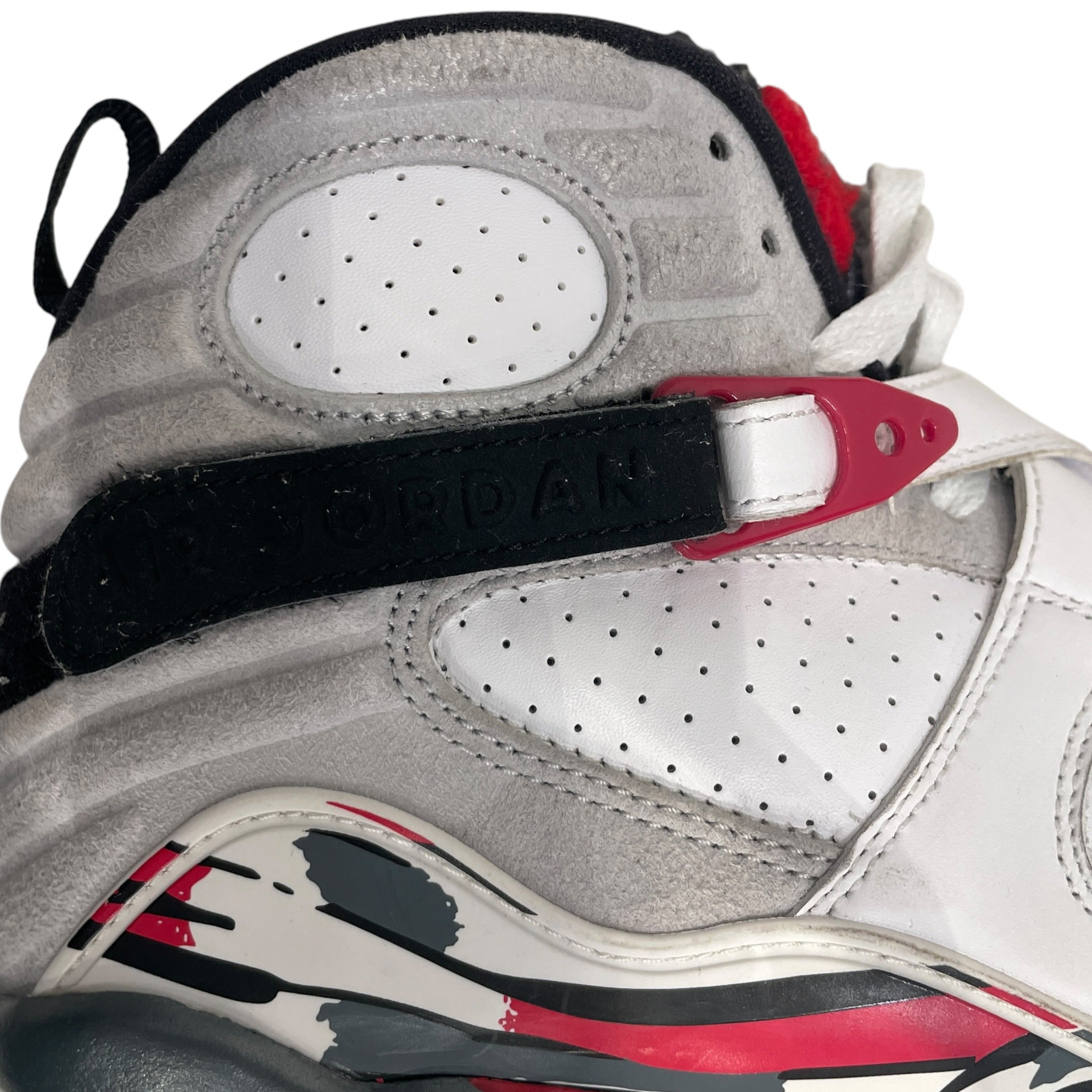 NIKE/AIR JORDAN 8 RETRO/Hi-Sneakers/US 10/Faux Leather/WHT/305381-103 view 7
