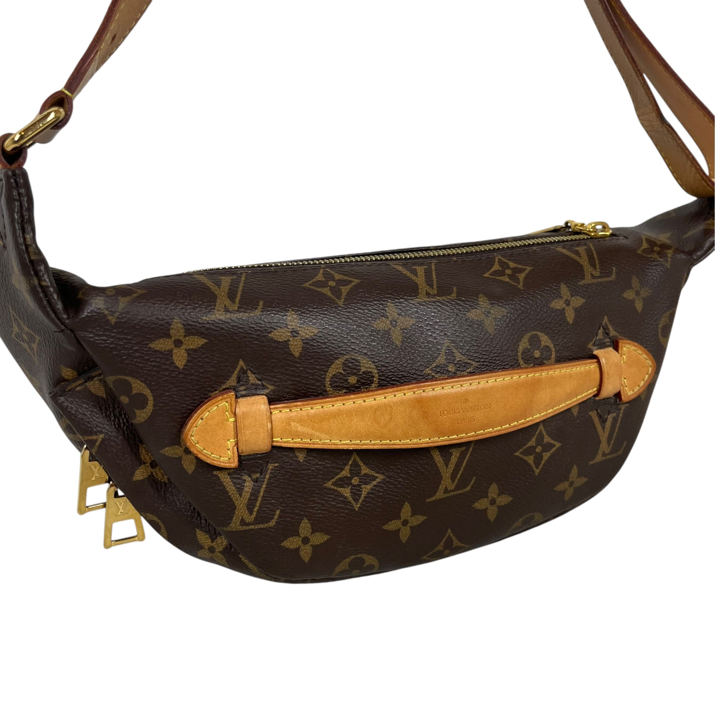 LOUIS VUITTON/Fanny Pack/Monogram/Leather/BRW/BUM BAG view 6