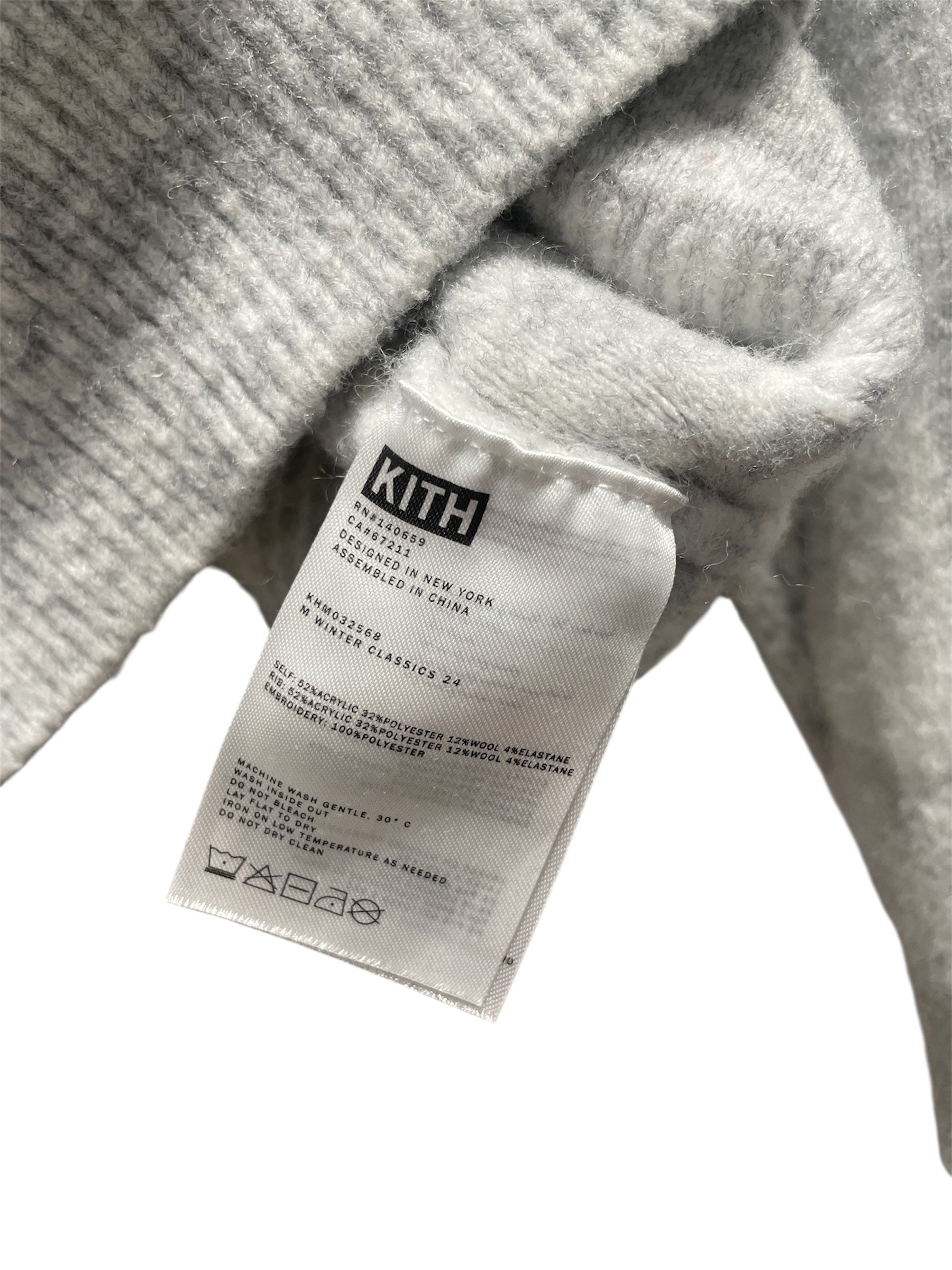 KITH/Sweater/L/Glen Check/Wool/SLV/ view 4