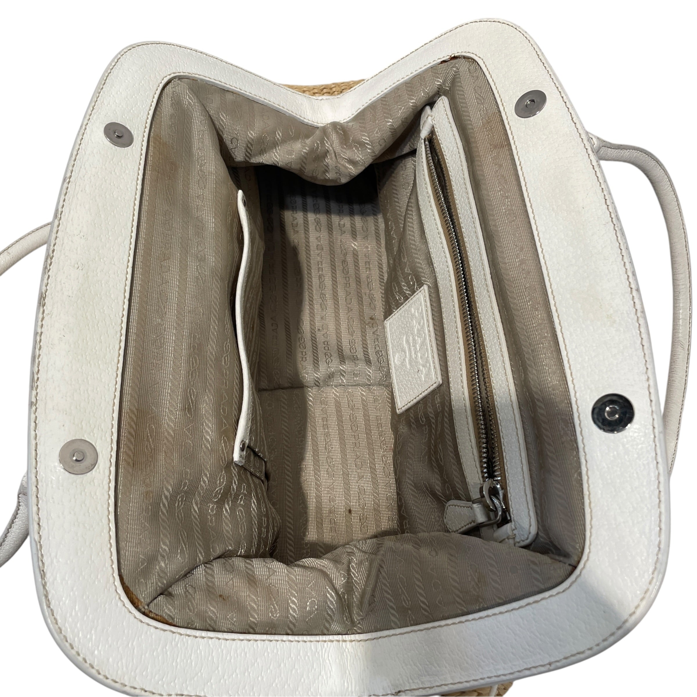 PRADA/Hand Bag/CML/Cinghaile Trimmed Paglia view 6