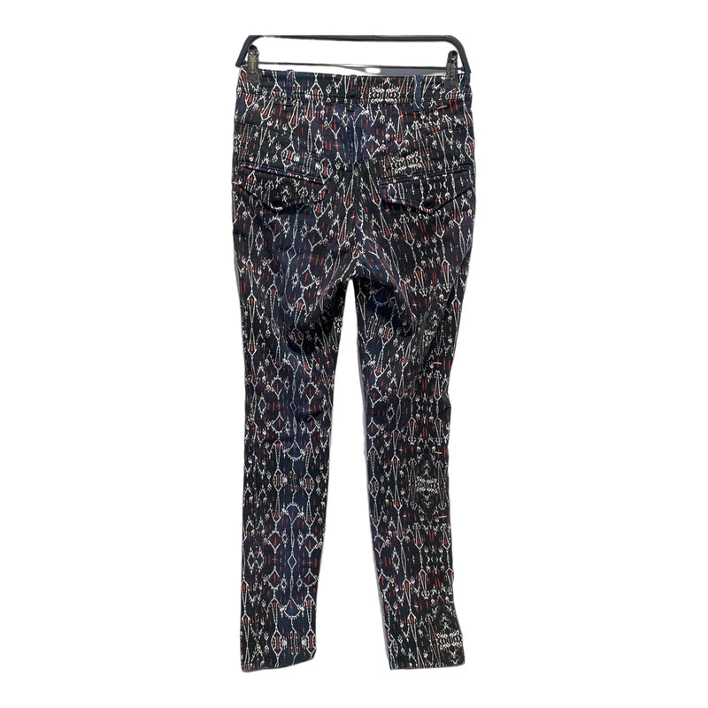 ISABEL MARANT/Skinny Pants/38/All Over Print/Cotton/BLU/all over print pants