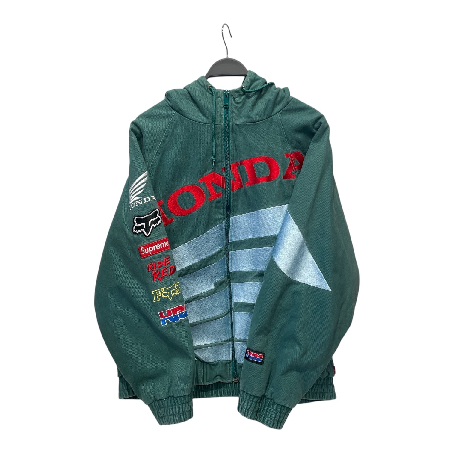Supreme/Fox Racing/Jacket/XL/Cotton/GRN/HONDA / WORK JACKET view 1