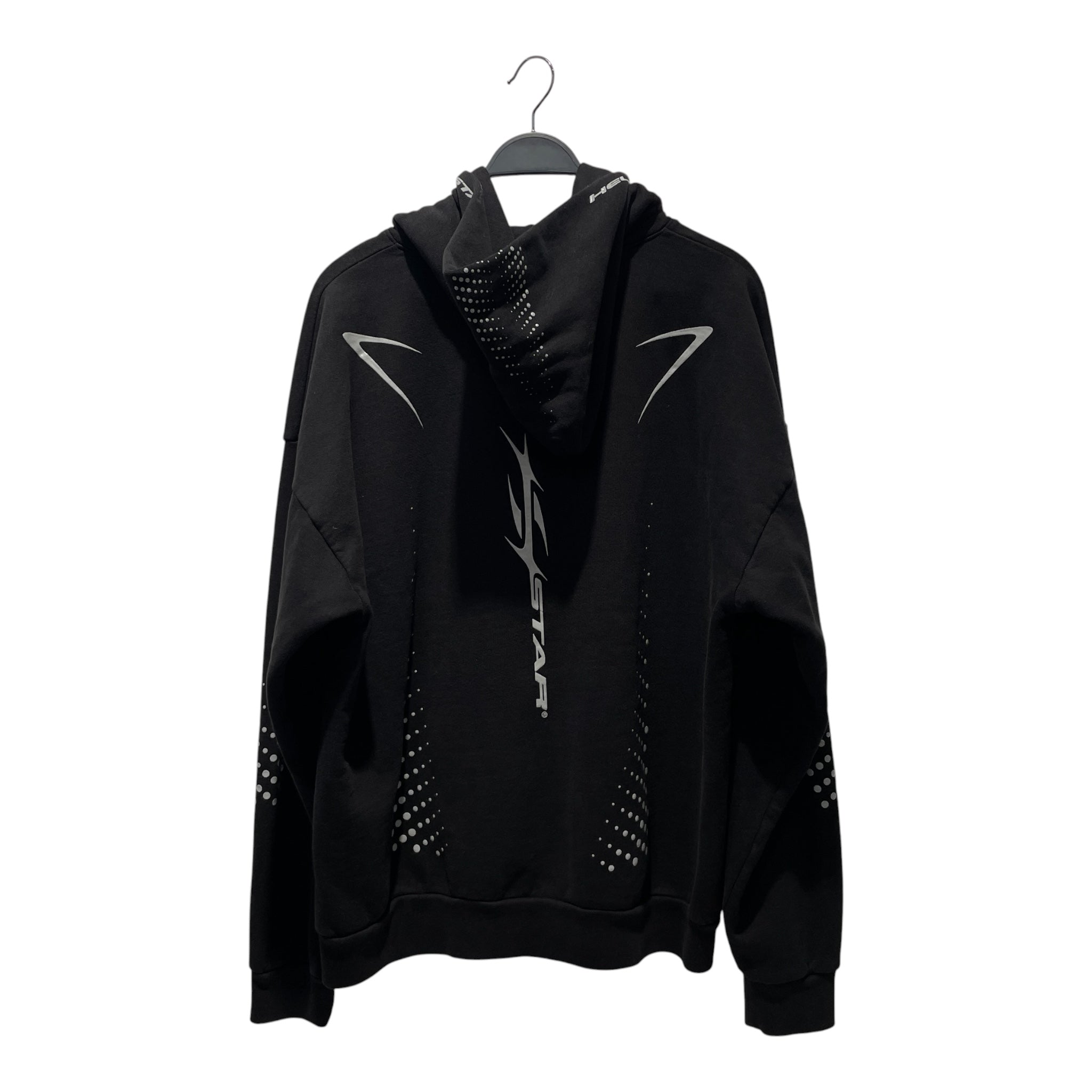 HELLSTAR/Hoodie/XL/Graphic/Cotton/BLK/P2P Hoodie view 2