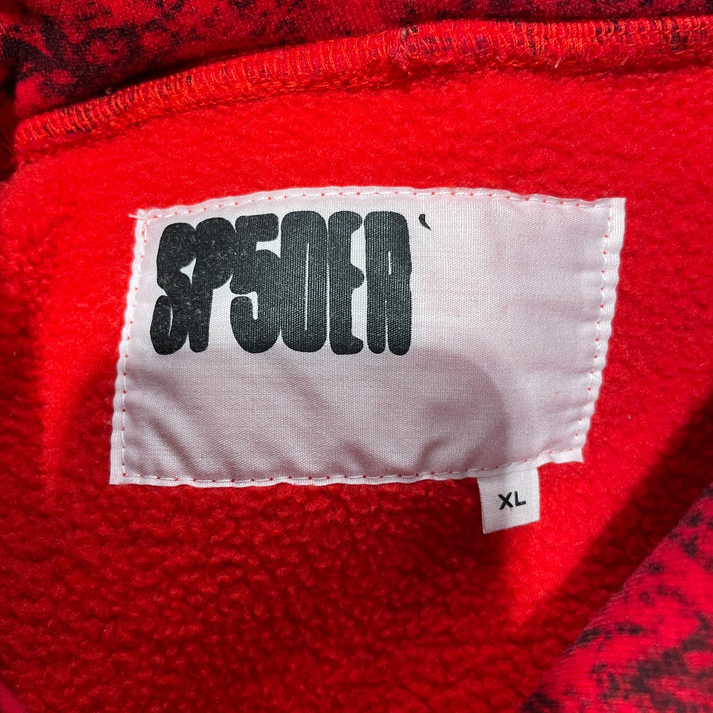 Sp5der/Hoodie/XL/All Over Print/Cotton/RED/ view 4