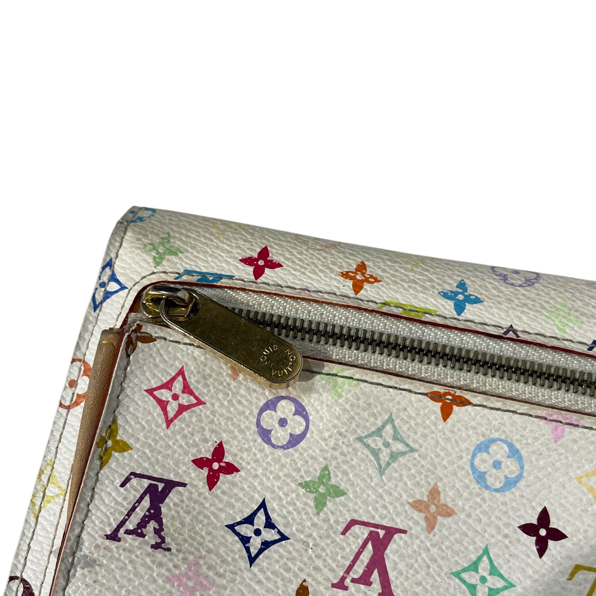 LOUIS VUITTON/Wallet/Monogram/Leather/WHT/M's/TAKASHI MURAKAMI MONOGRAM view 6