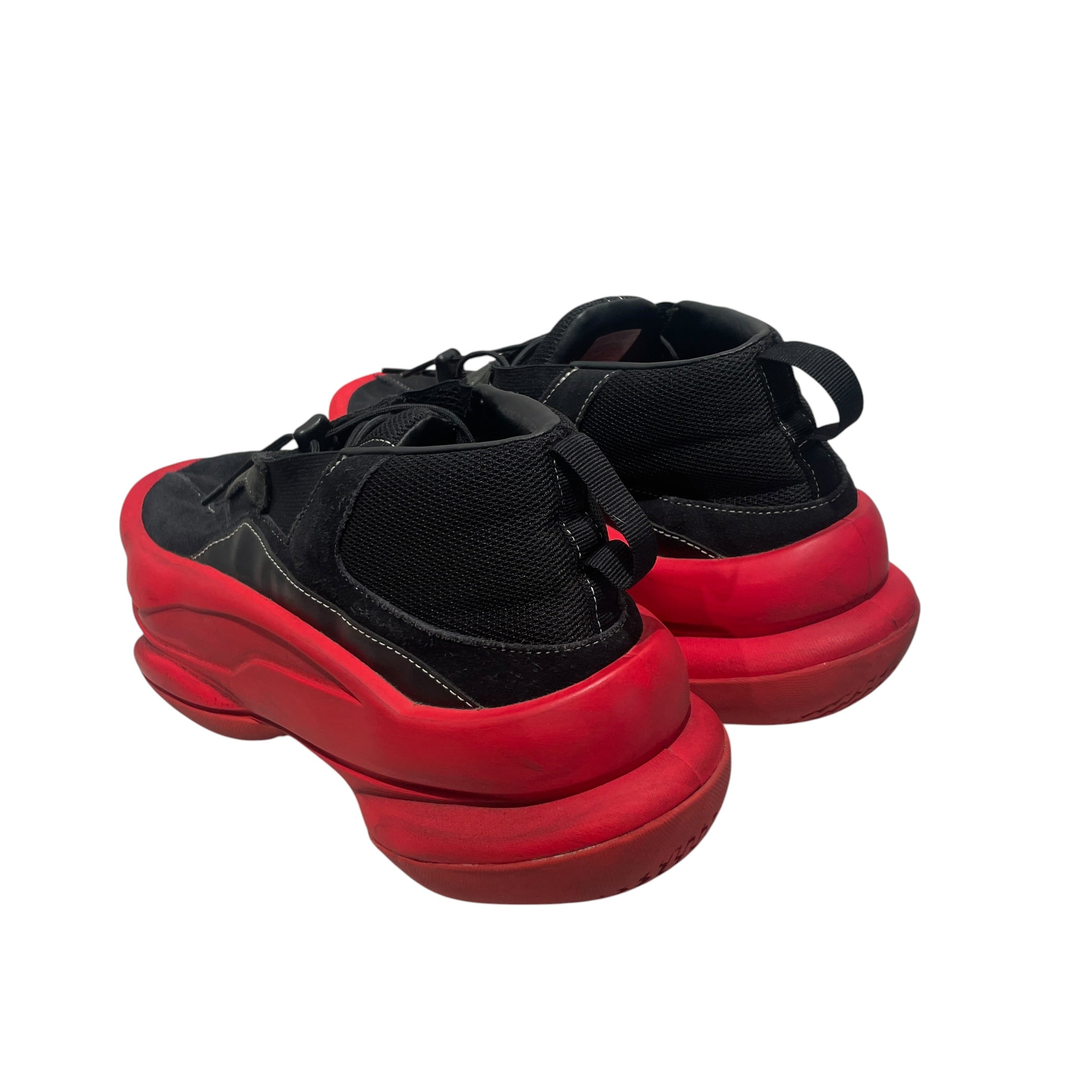 PYER MOSS/Low-Sneakers/US 11/Cotton/BLK/sculpt 1 view 2