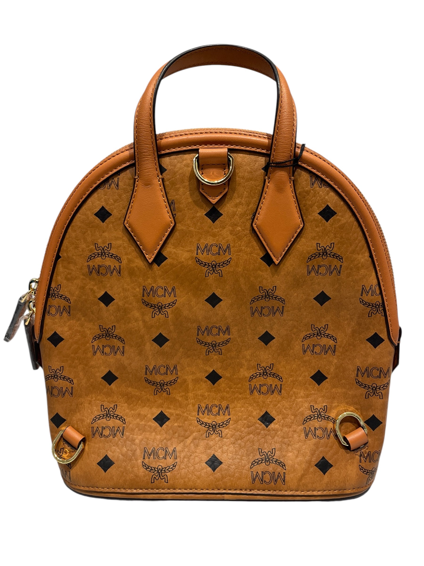 MCM/Backpack/All Over Print/Leather/CML/ view 2