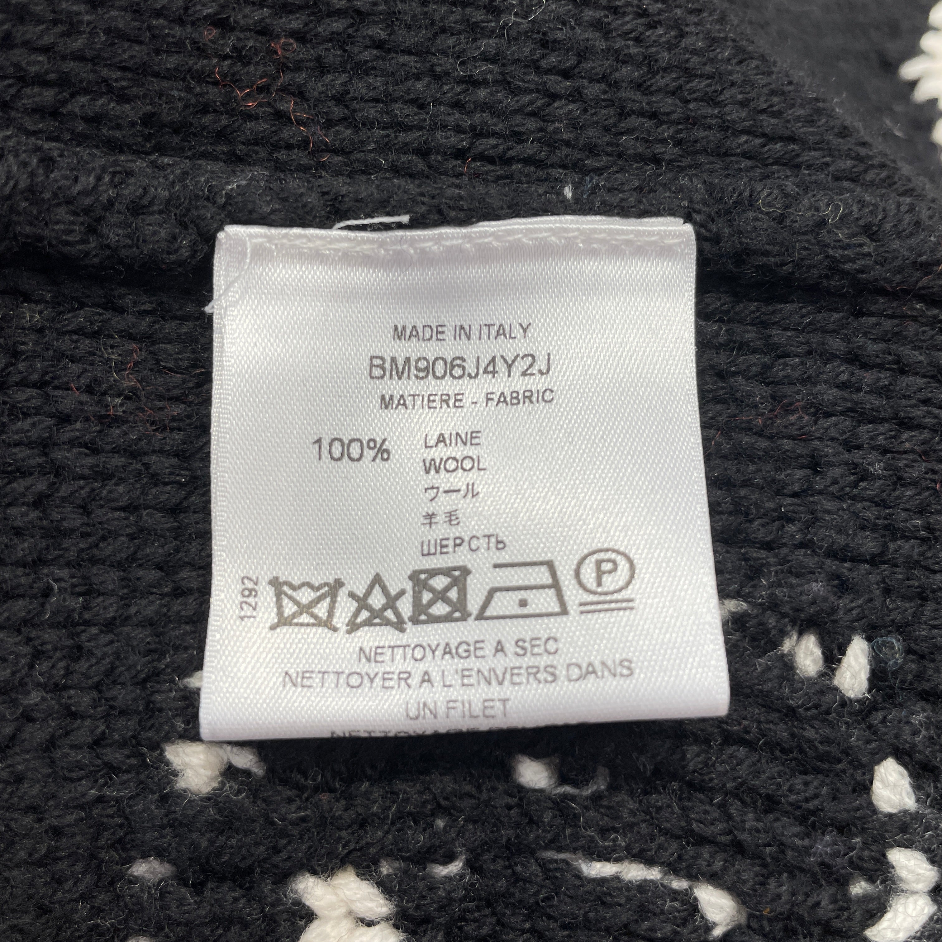 GIVENCHY/Heavy Sweater/M/Wool/BLK/KNIT view 4