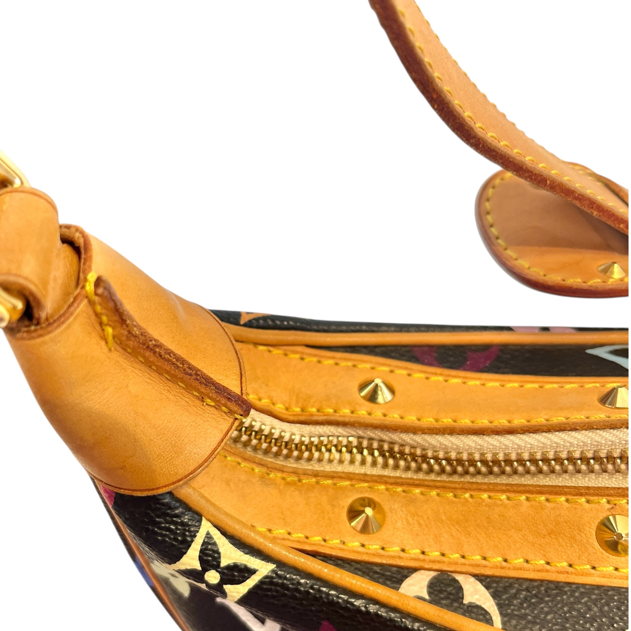 LOUIS VUITTON/Hand Bag/Monogram/BLK/MURAKAMI BOULOGNE MULTICOLOR view 6