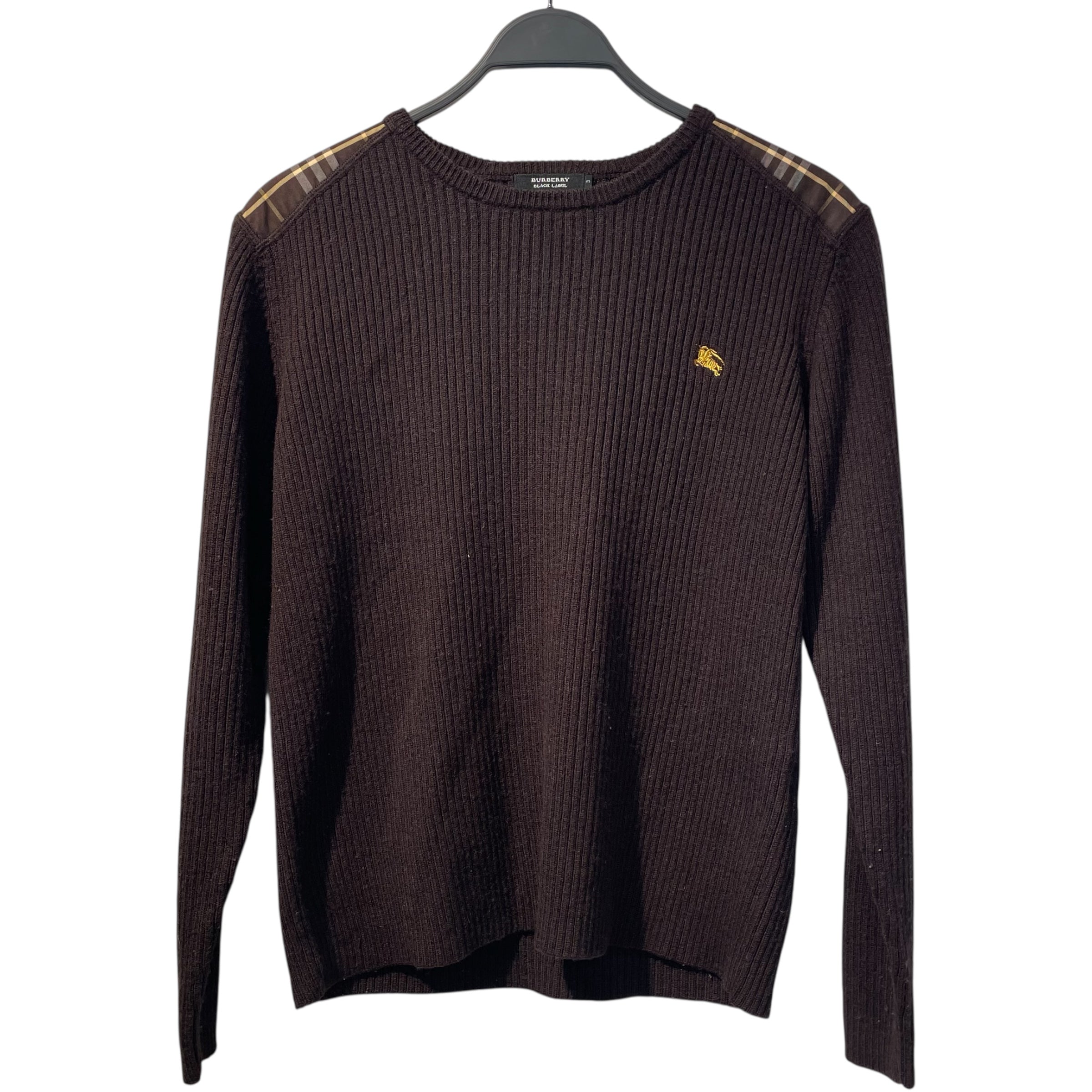 BURBERRY BLACK LABEL/Sweater/3/Brown/Wool/BMT11-510-58 view 1