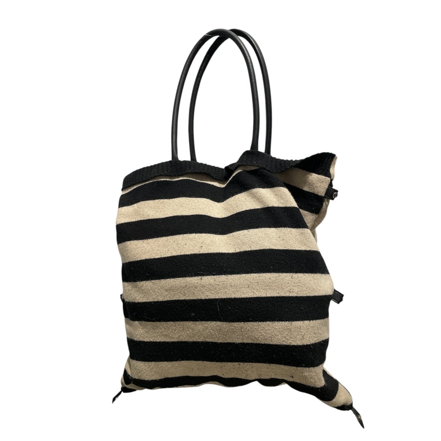 Vivienne Westwood/Tote Bag/Stripe/Cotton/WHT/ view 2