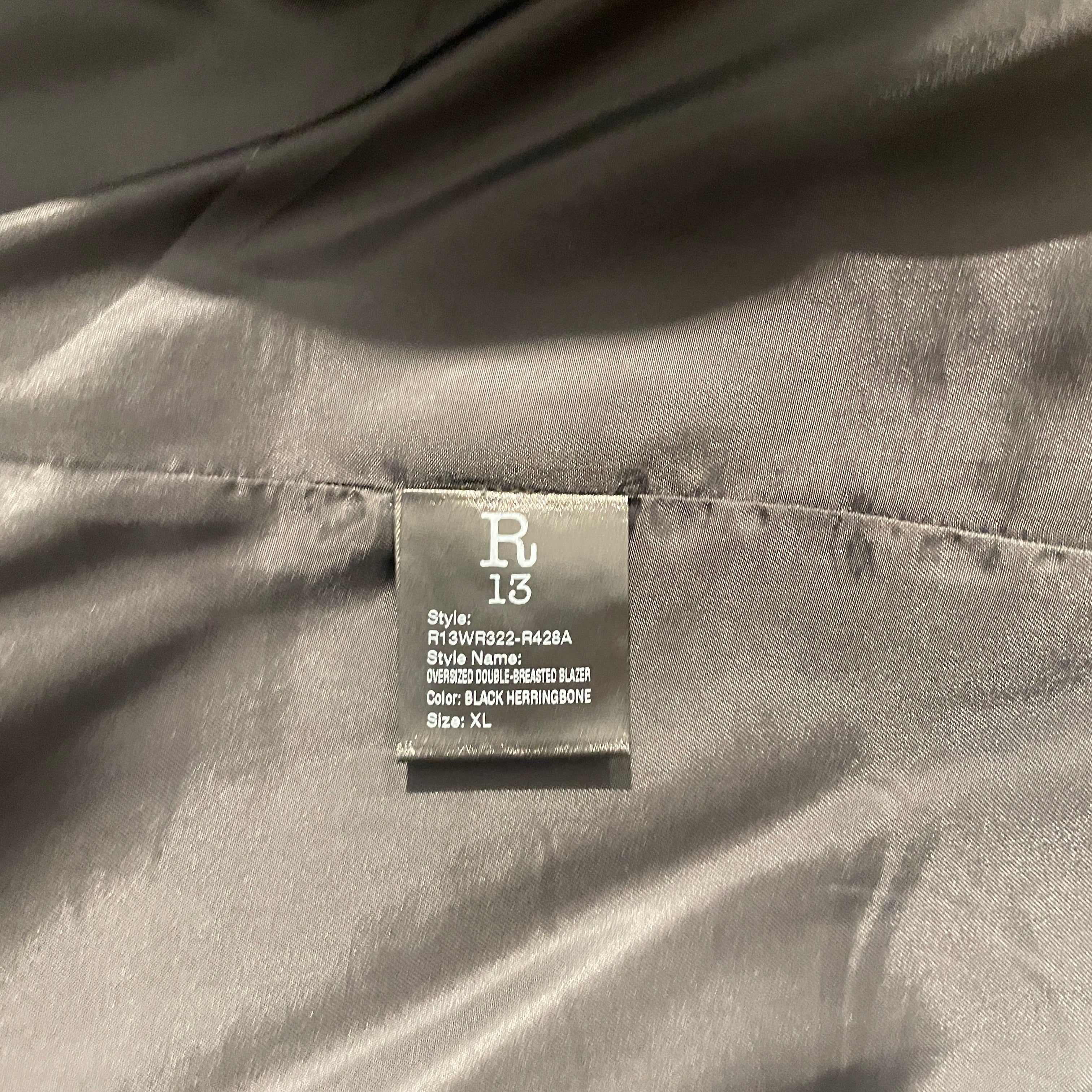R13/Tailored Jkt/XL/Wool/BRW/ view 4