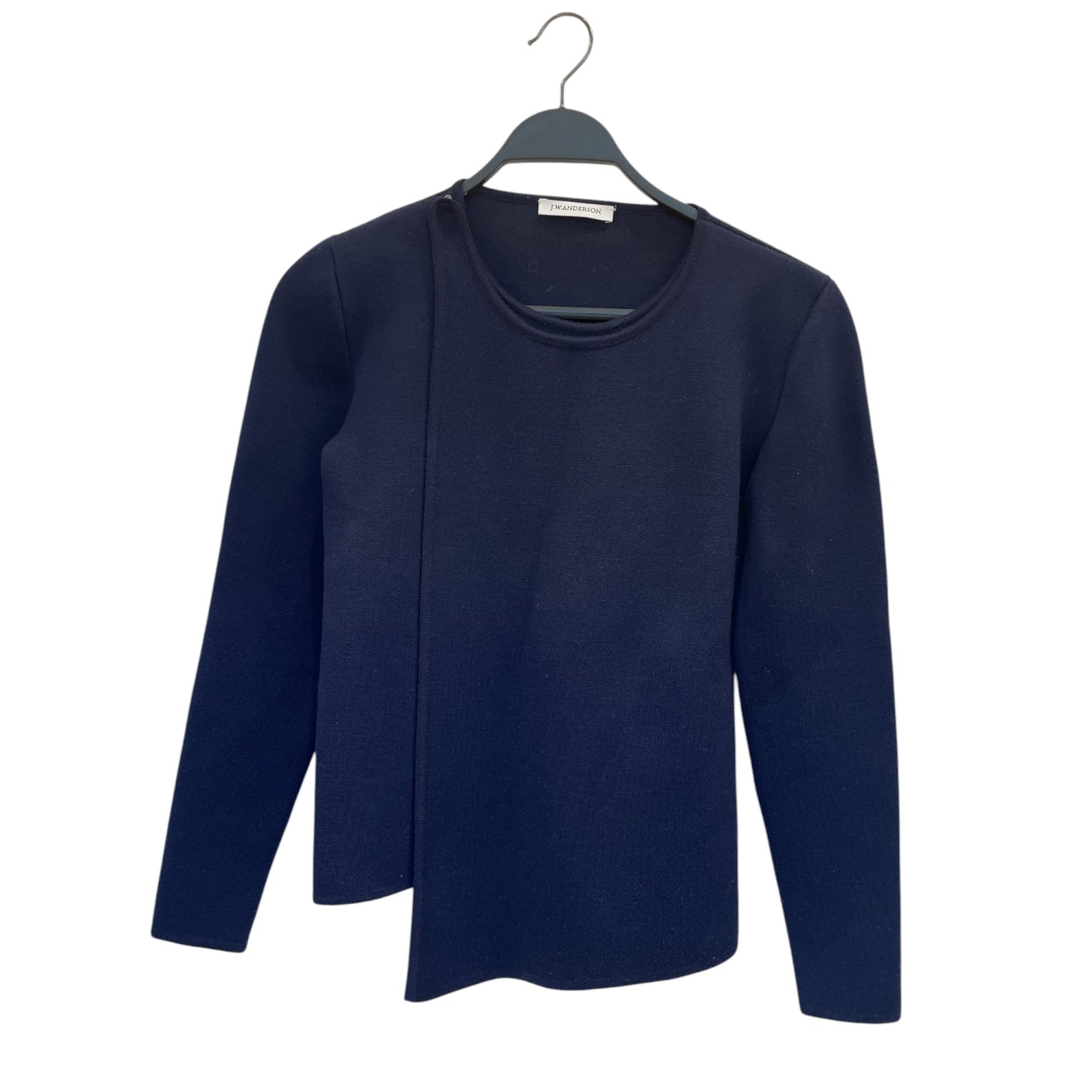 JW ANDERSON(J.W.ANDERSON)/Sweater/S/Wool/NVY/DOUBLE LAYER view 1