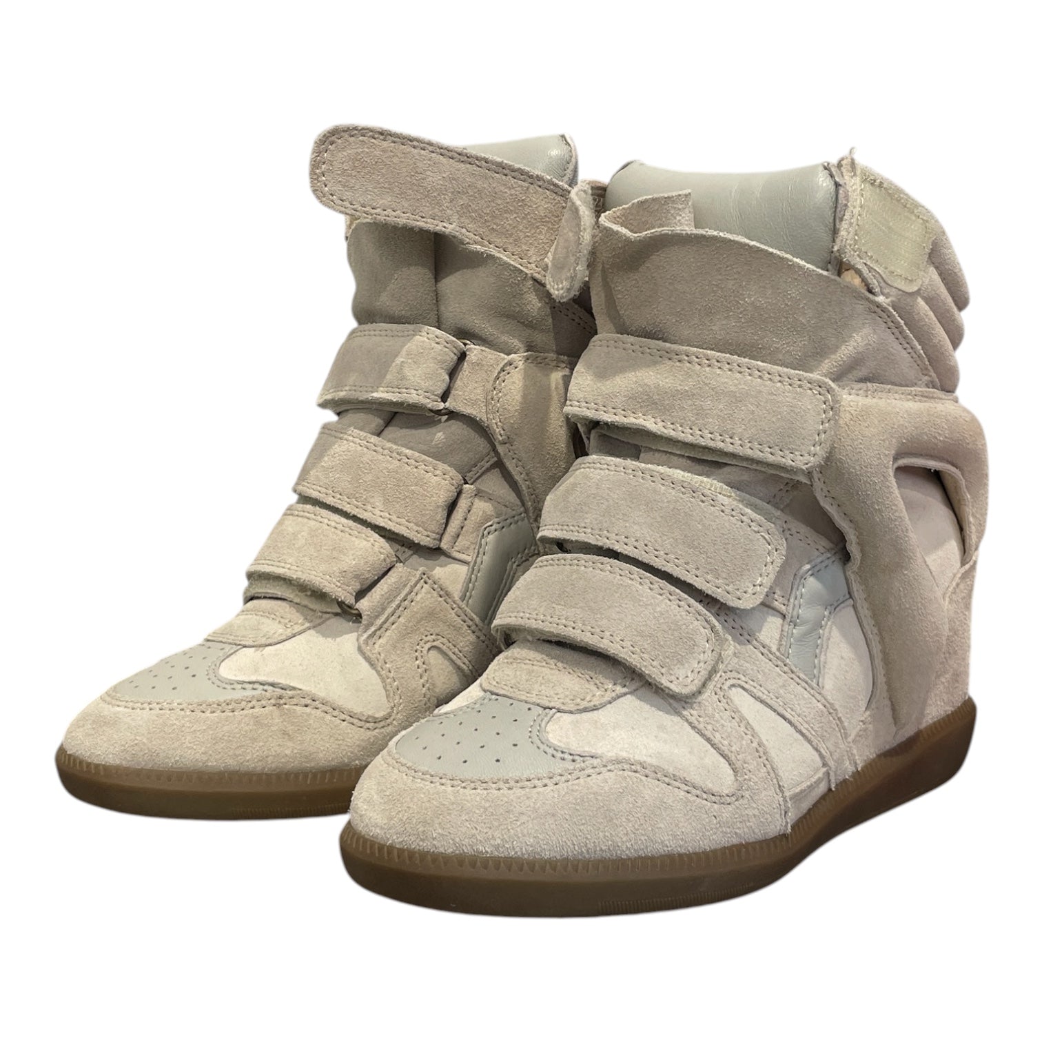 ISABEL MARANT/Hi-Sneakers/EU 37/Suede/BEG/BEKETT SNEAKER view 2