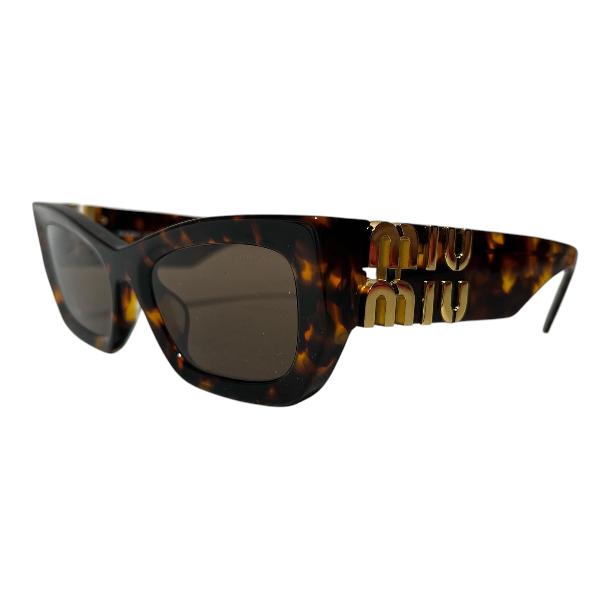 MIU MIU/Sunglasses/All Over Print/Tortoiseshell Pattern/BRW/L's/ view 2