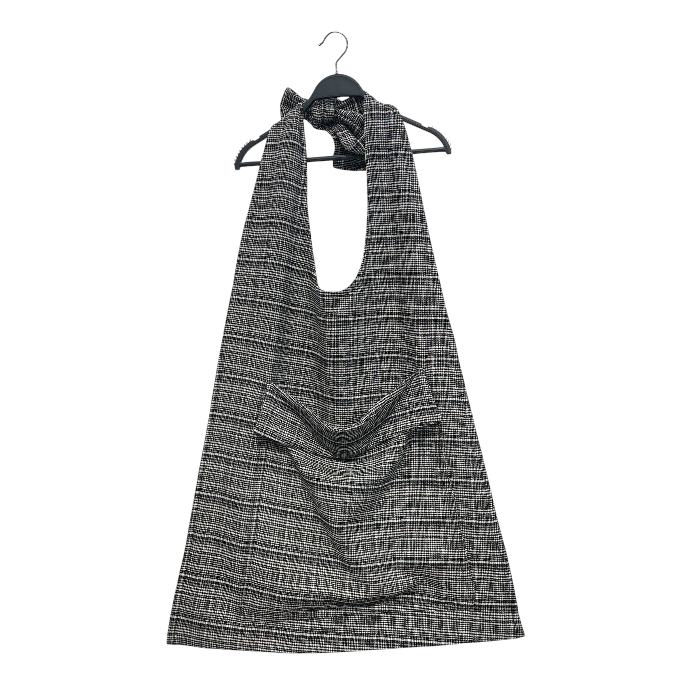 RAF SIMONS/Cross Body Bag/Glen Check/MLT/YELLOW LINED VEST BAG view 1