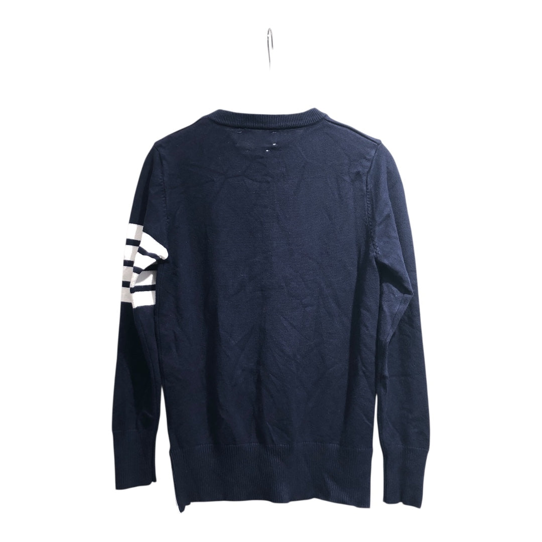 THOM BROWNE. NEW YORK/Sweater/S/Cotton/NVY/ view 2