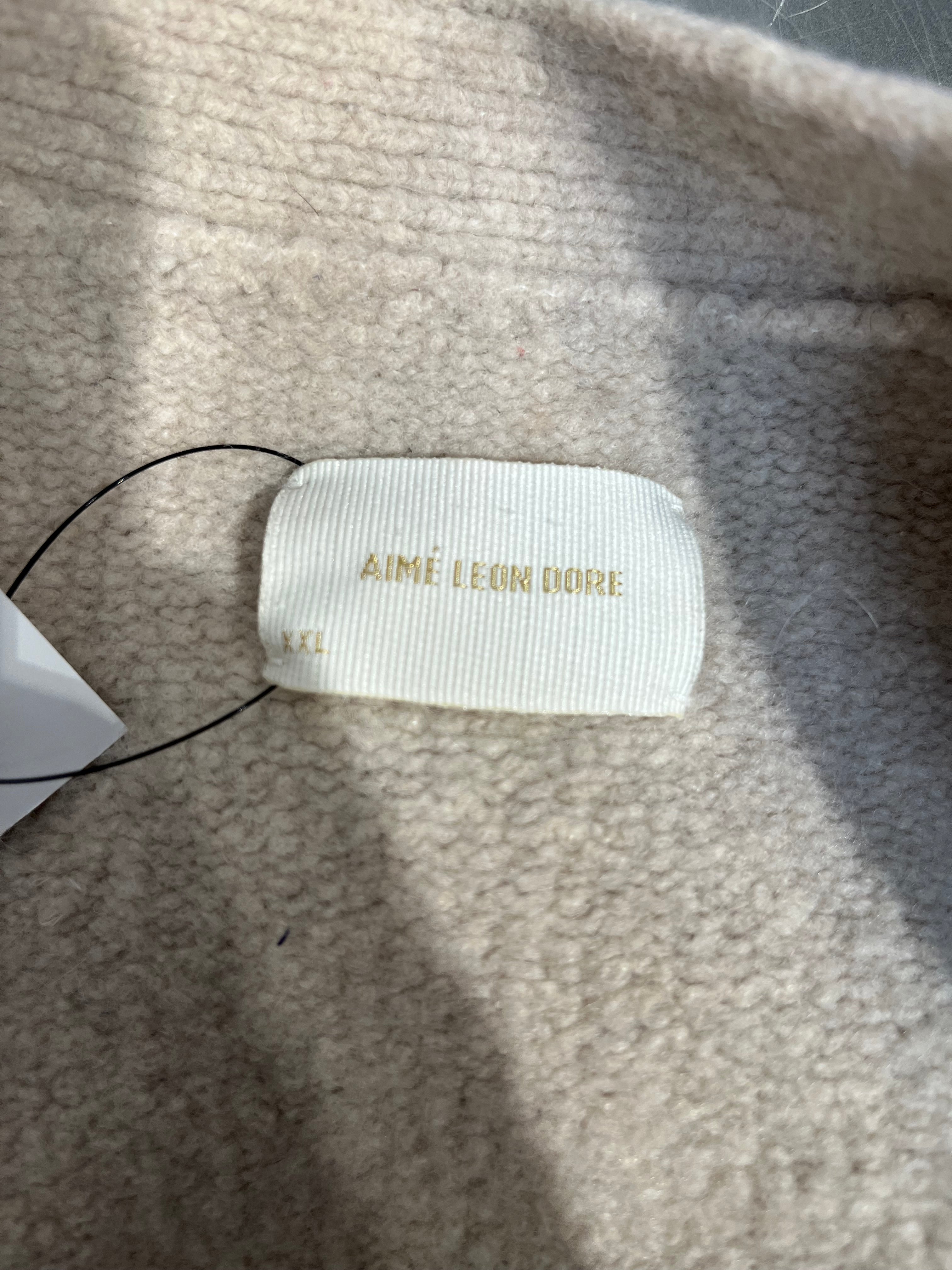 Aimé Leon Dore/CARDIGAN/XXL/CRM/WOOL view 3