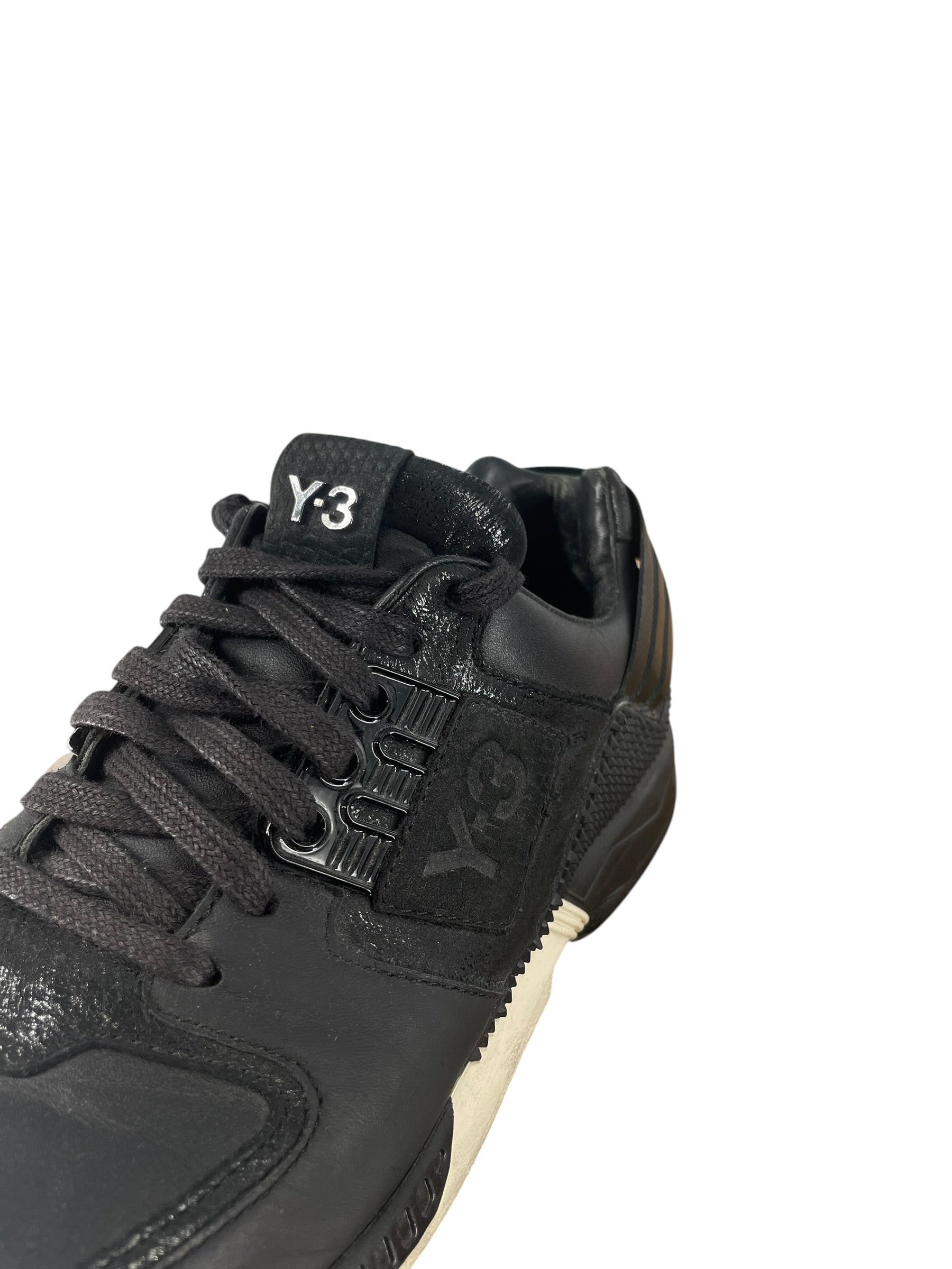 Y-3/Low-Sneakers/US 7.5/Cotton/BLK/U-Tip/B35685 VERN II 779779001 view 4