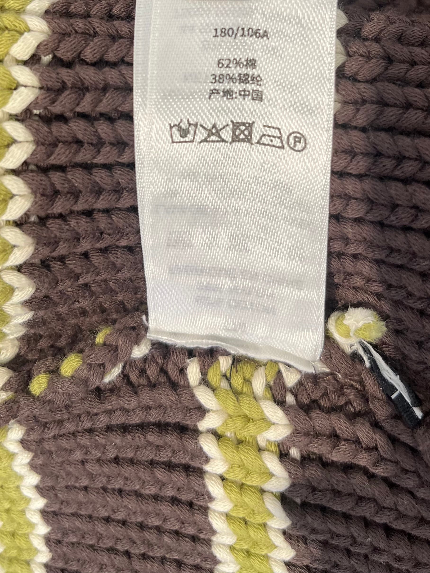 STUSSY/Heavy Sweater/XXL/Stripe/Cotton/BRW/STRIPED CHUNKY KNIT SWEATER view 5