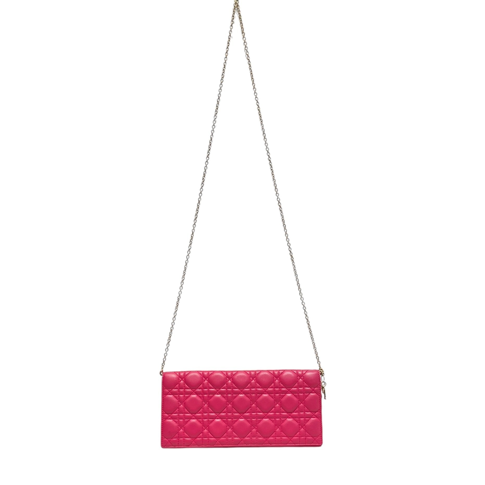 Christian Dior/Clutch Bag/PNK/cannage view 2