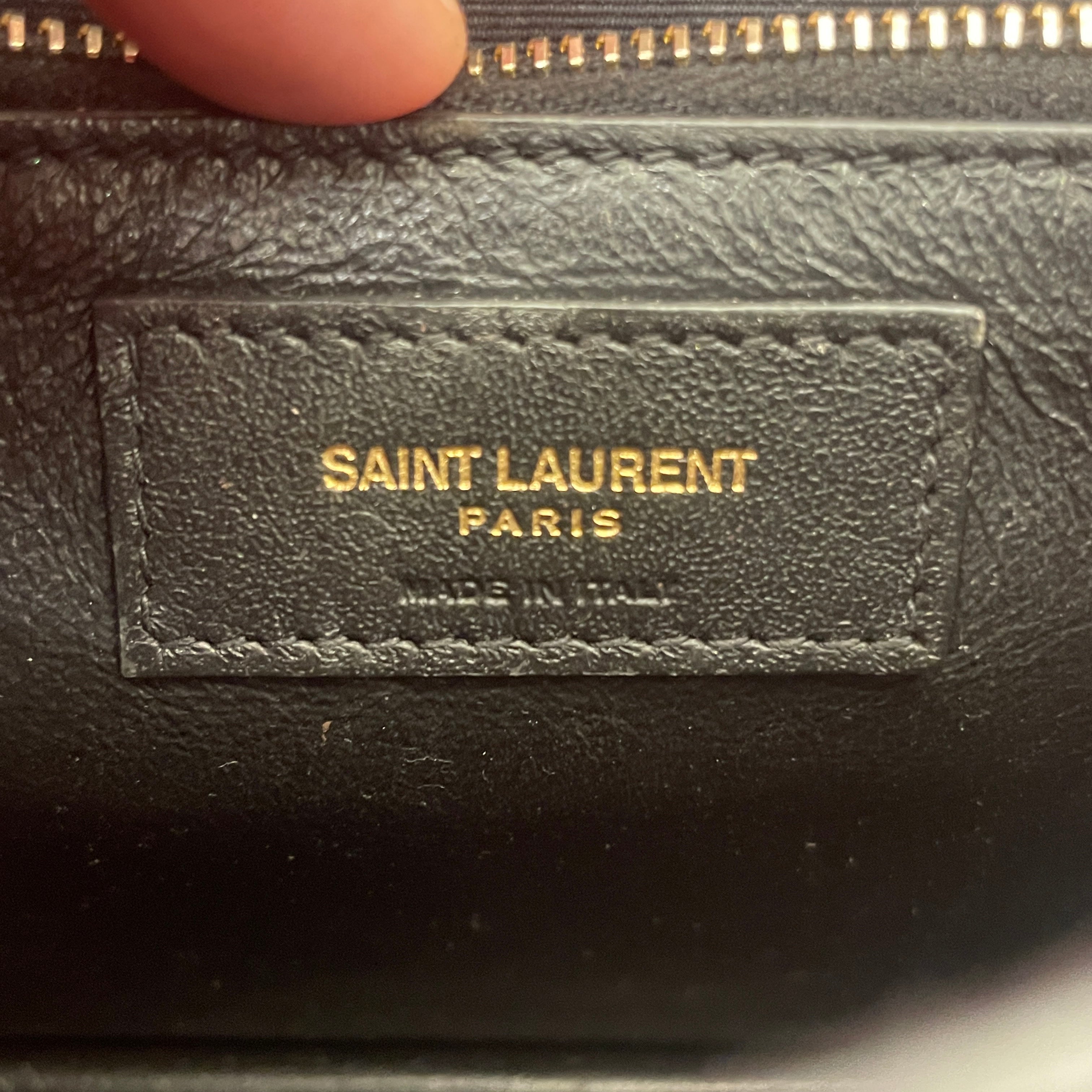 SAINT LAURENT/Cross Body Bag/Leather/RED/GRAIN DE POUDRE view 5