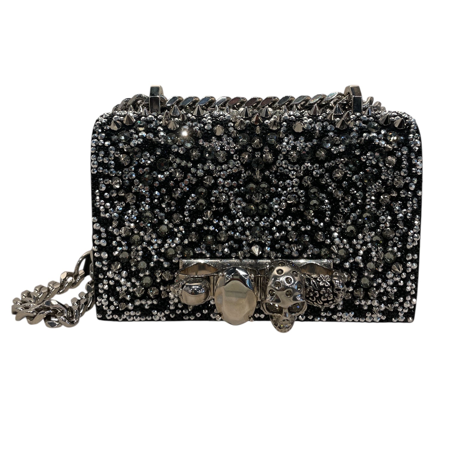 Alexander McQueen/Bag/All Over Print/Leather/BLK/ view 1