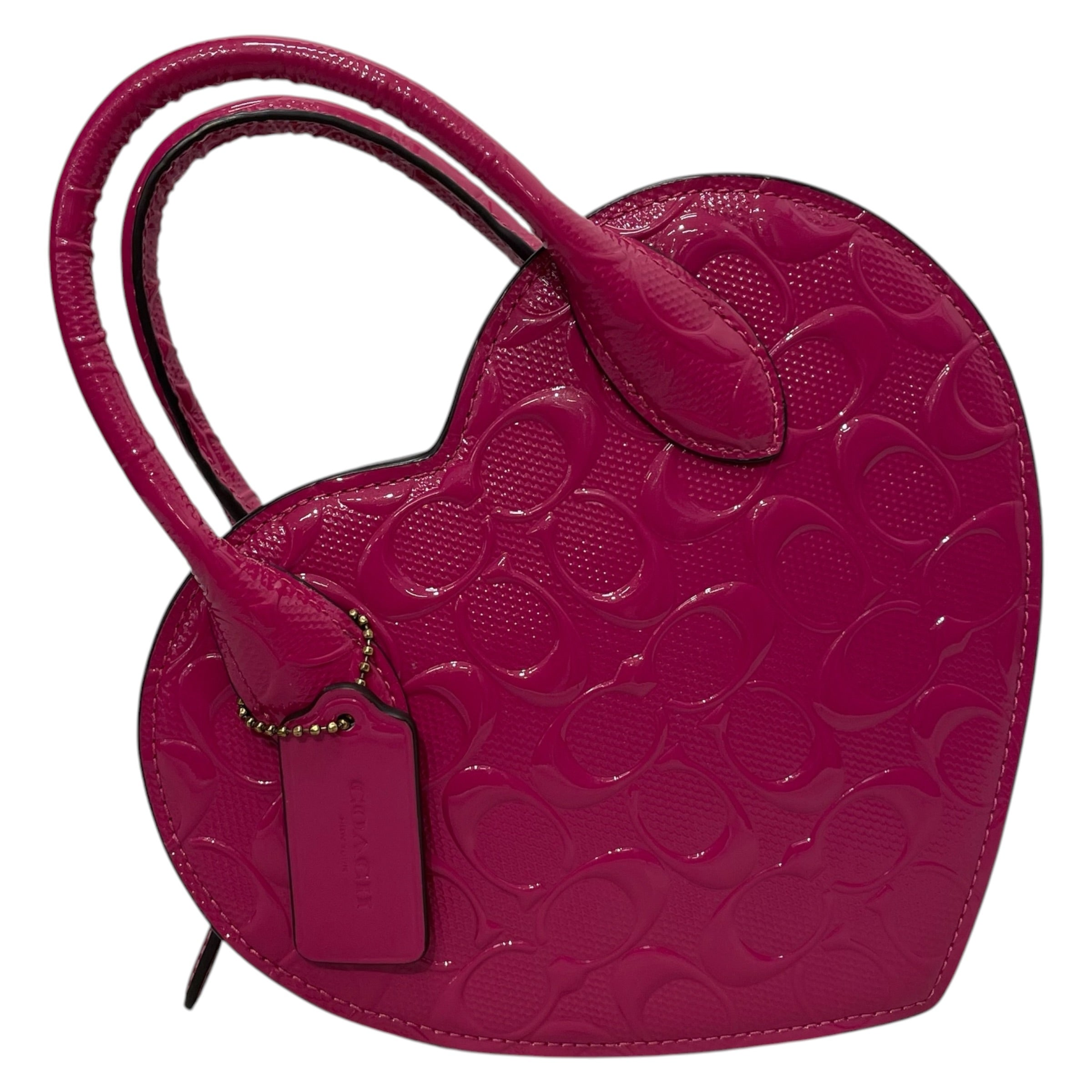 COACH/Cross Body Bag/Monogram/PNK/Monogram Heart Bag view 3