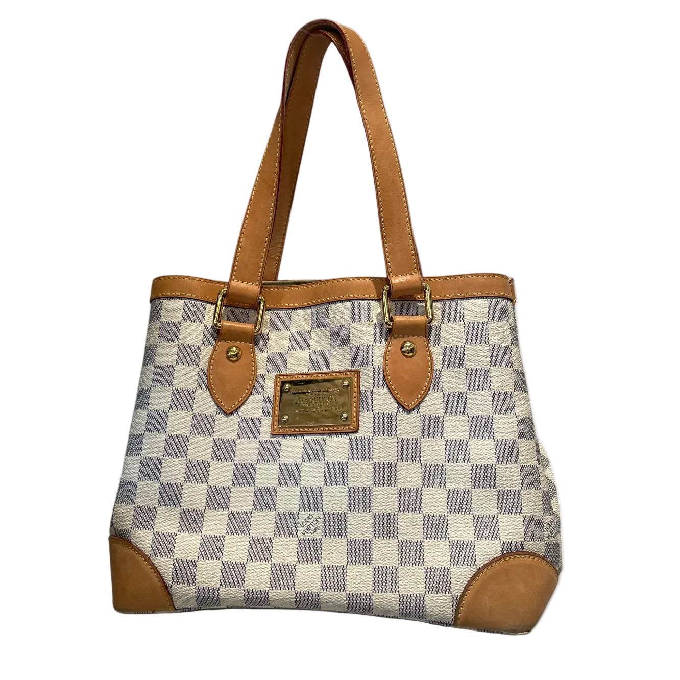 LOUIS VUITTON/Hand Bag/Monogram/Leather/WHT/HAMSTEAD PM DAMIER view 1
