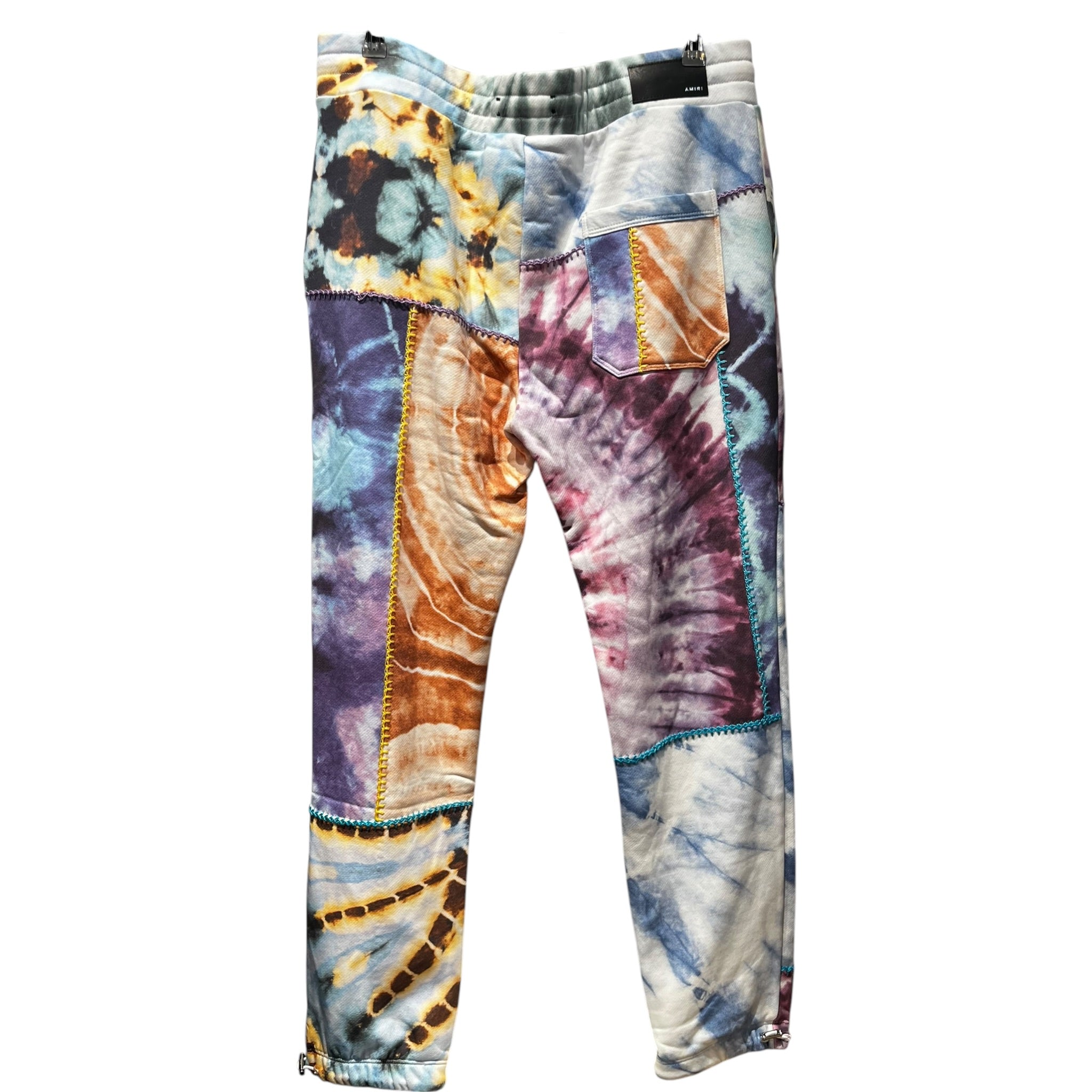 AMIRI/Pants/XL/Cotton/MLT/All Over Print/Tie Dye Patchwork Sweatpants view 2
