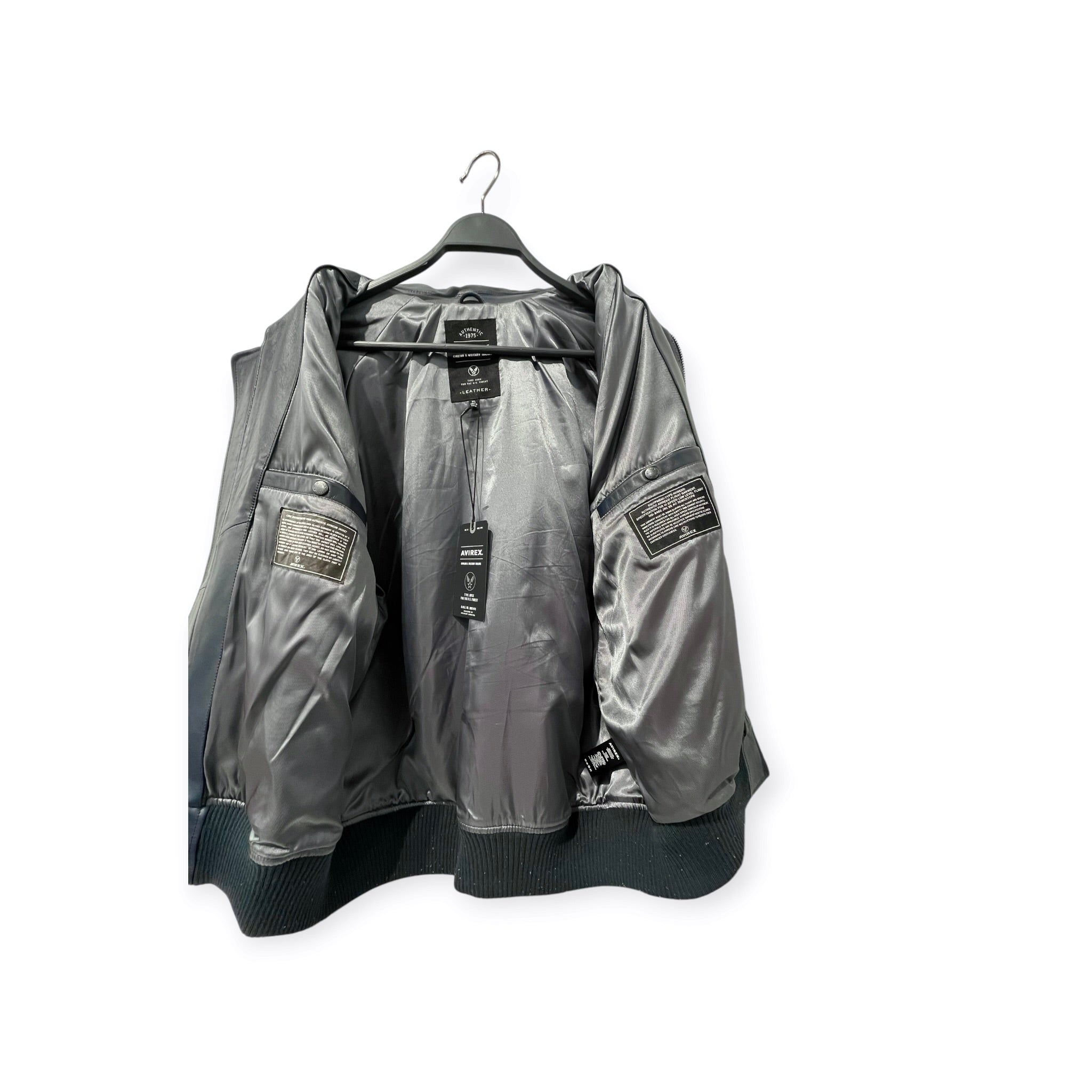AVIREX/Leather Jkt/XL/Leather/NVY/BLUE CREST LEATHER BNWT view 5