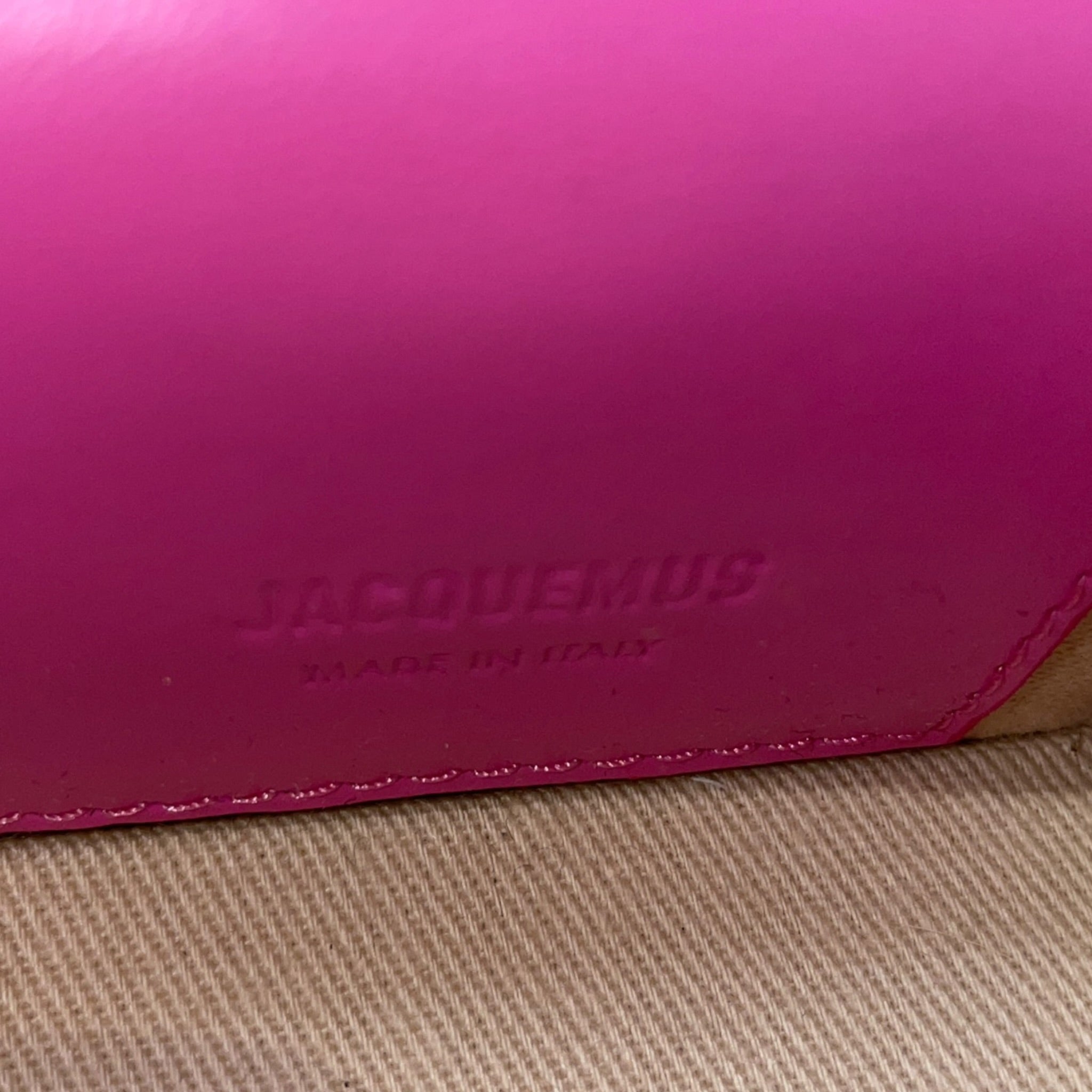 JACQUEMUS/Clutch Bag/Leather/PNK/MINI BAG CLUTCH view 5