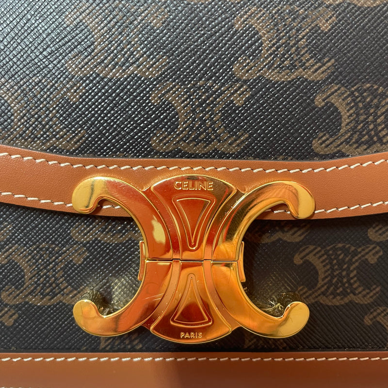 CELINE/Cross Body Bag/Monogram/BRW/2298