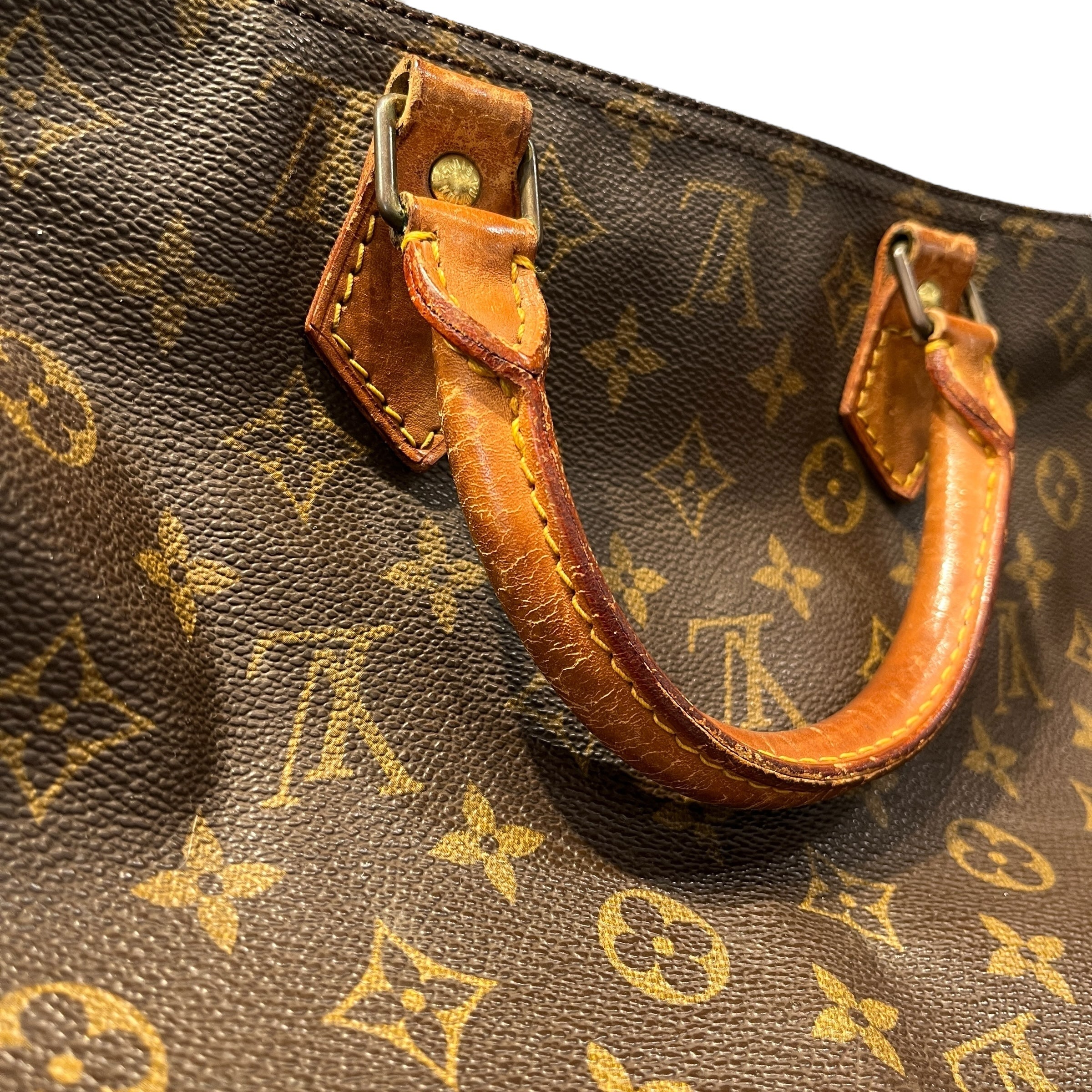 LOUIS VUITTON/Hand Bag/Monogram/Leather/BRW/SPEEDY 40 view 9