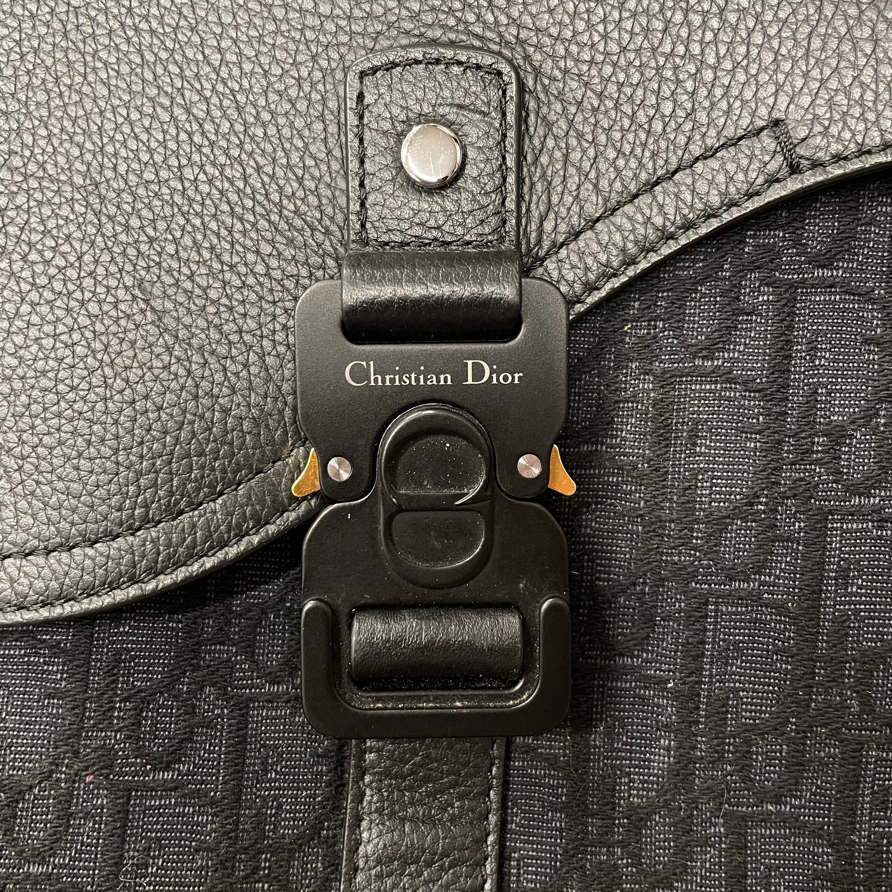 Christian Dior/Cross Body Bag/All Over Print/Leather/BLK/01BP 0254 view 6