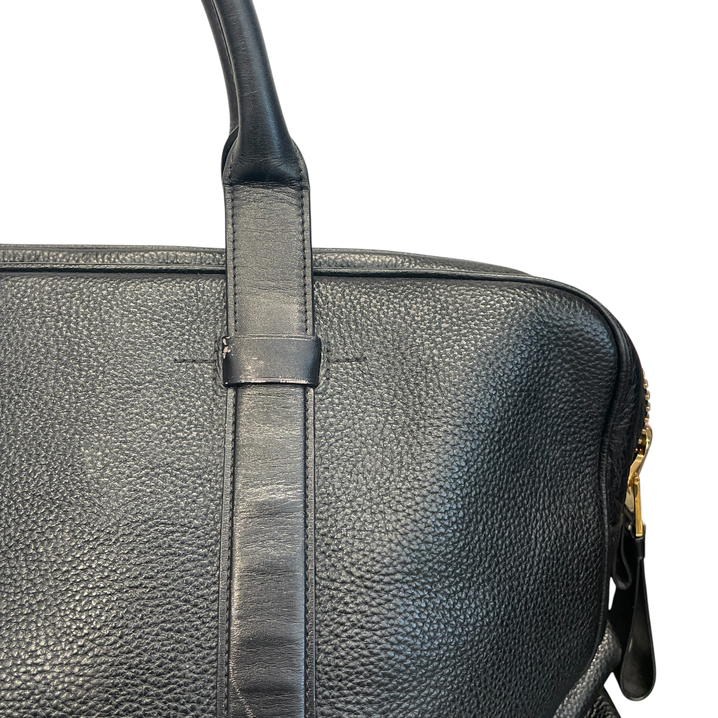 TOM FORD/Bag/Leather/BLK/BREIFCASE GOLD ZIPPER view 7