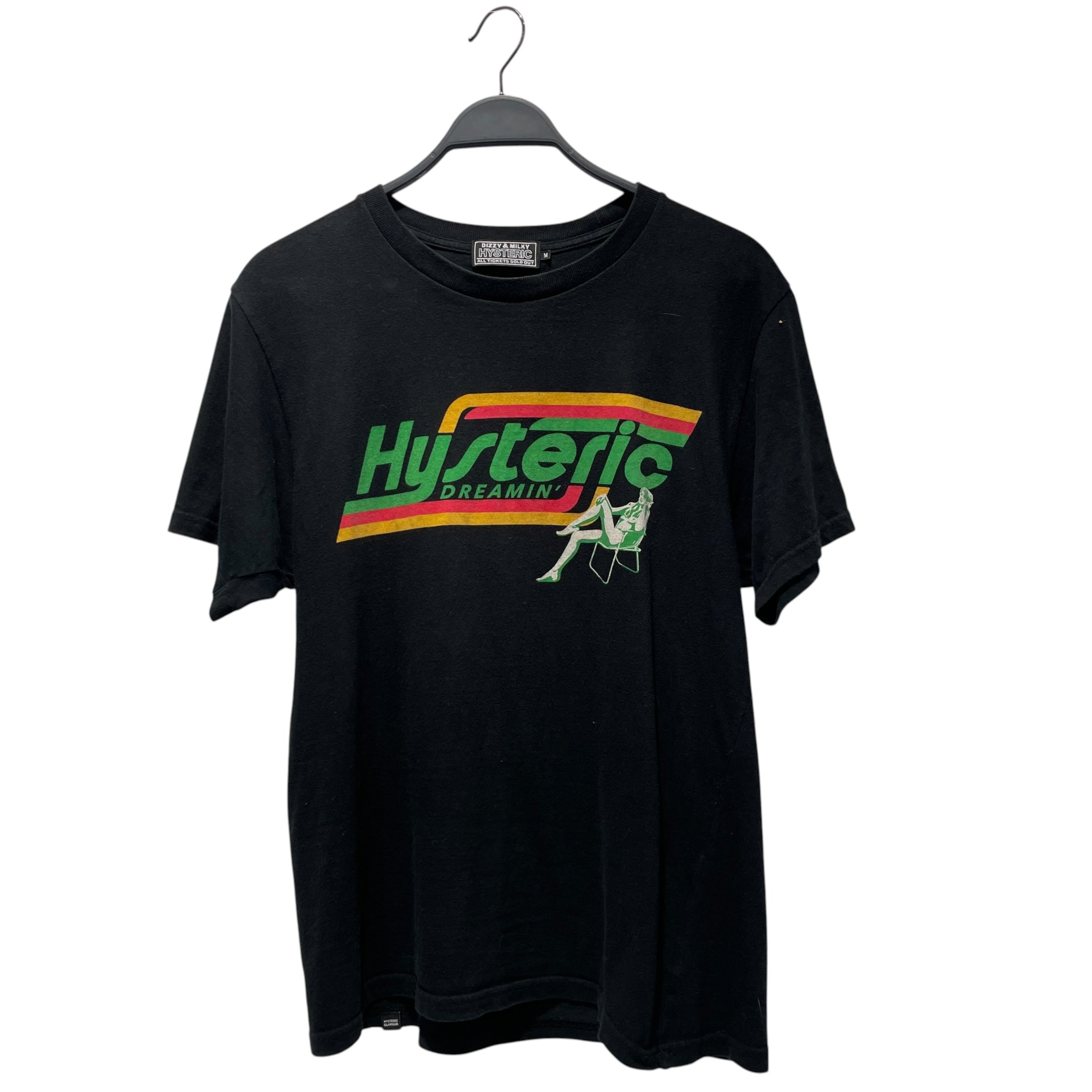HYSTERIC GLAMOUR/T-Shirt/M/Cotton/BLK/Graphic/Hysteric Dreaming view 1