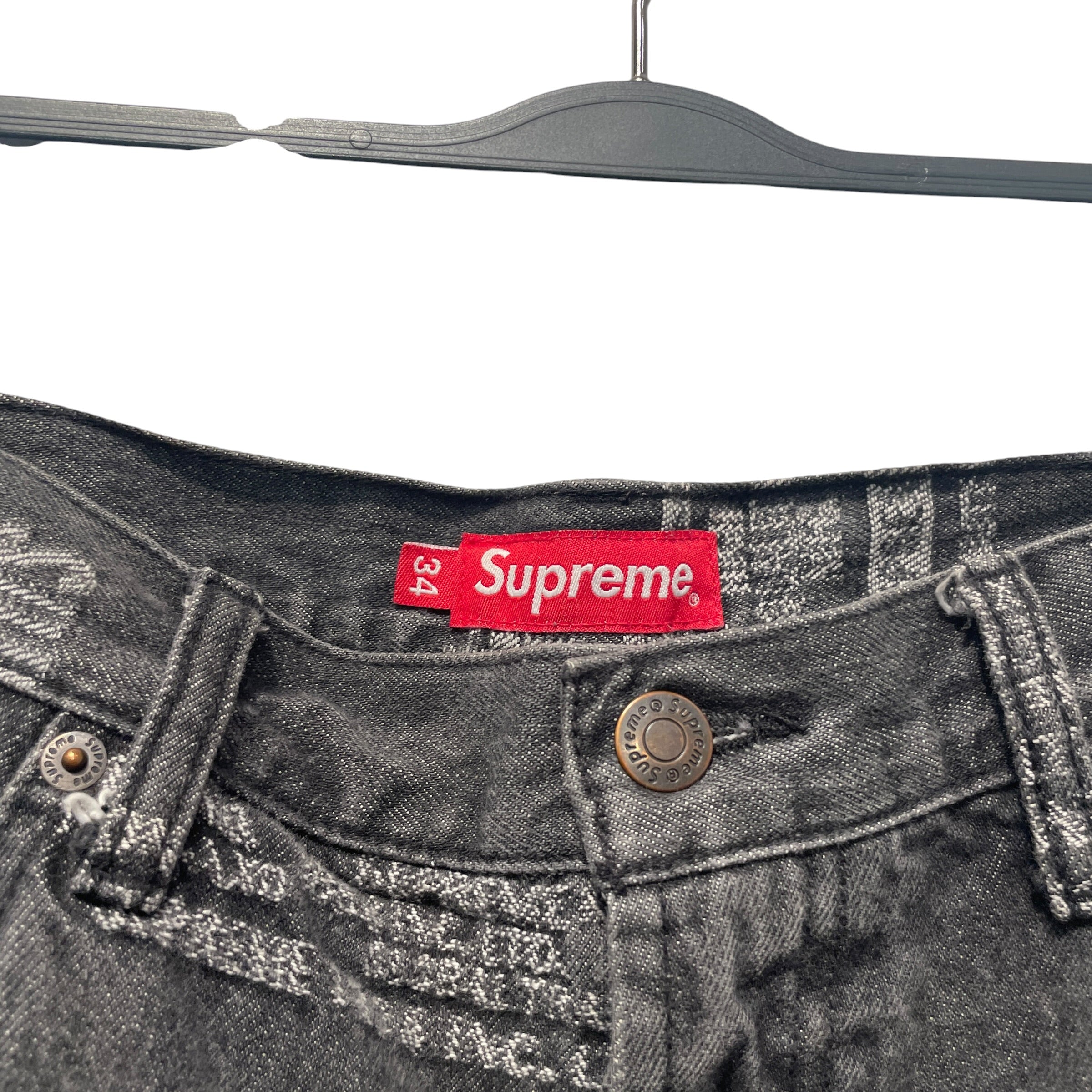 Supreme/Pants/34/Denim/GRY/Trademark JacquaRD view 2