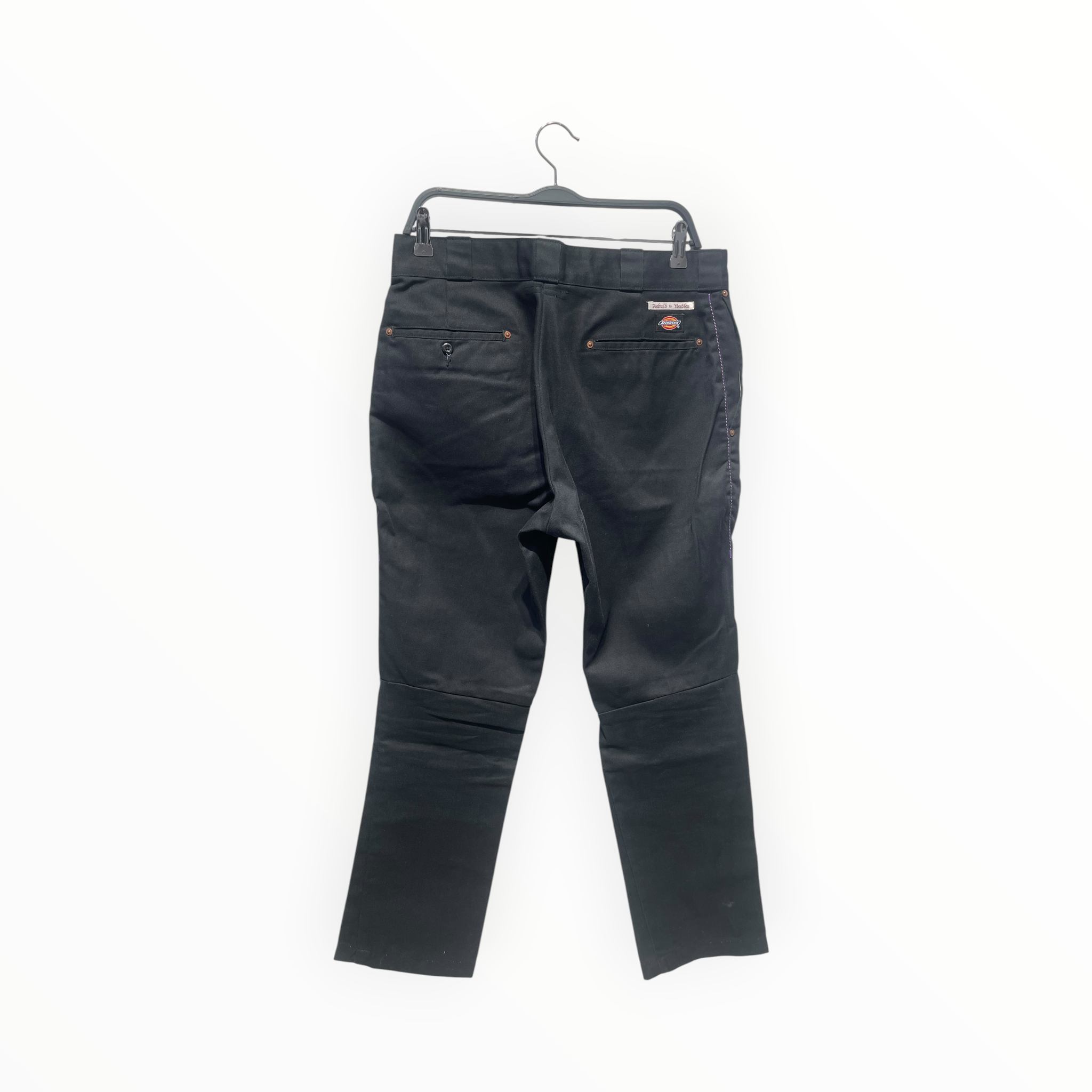 Rebuild by Needles/Straight Pants/34/Cotton/BLK/PURPLE SITCHING view 2