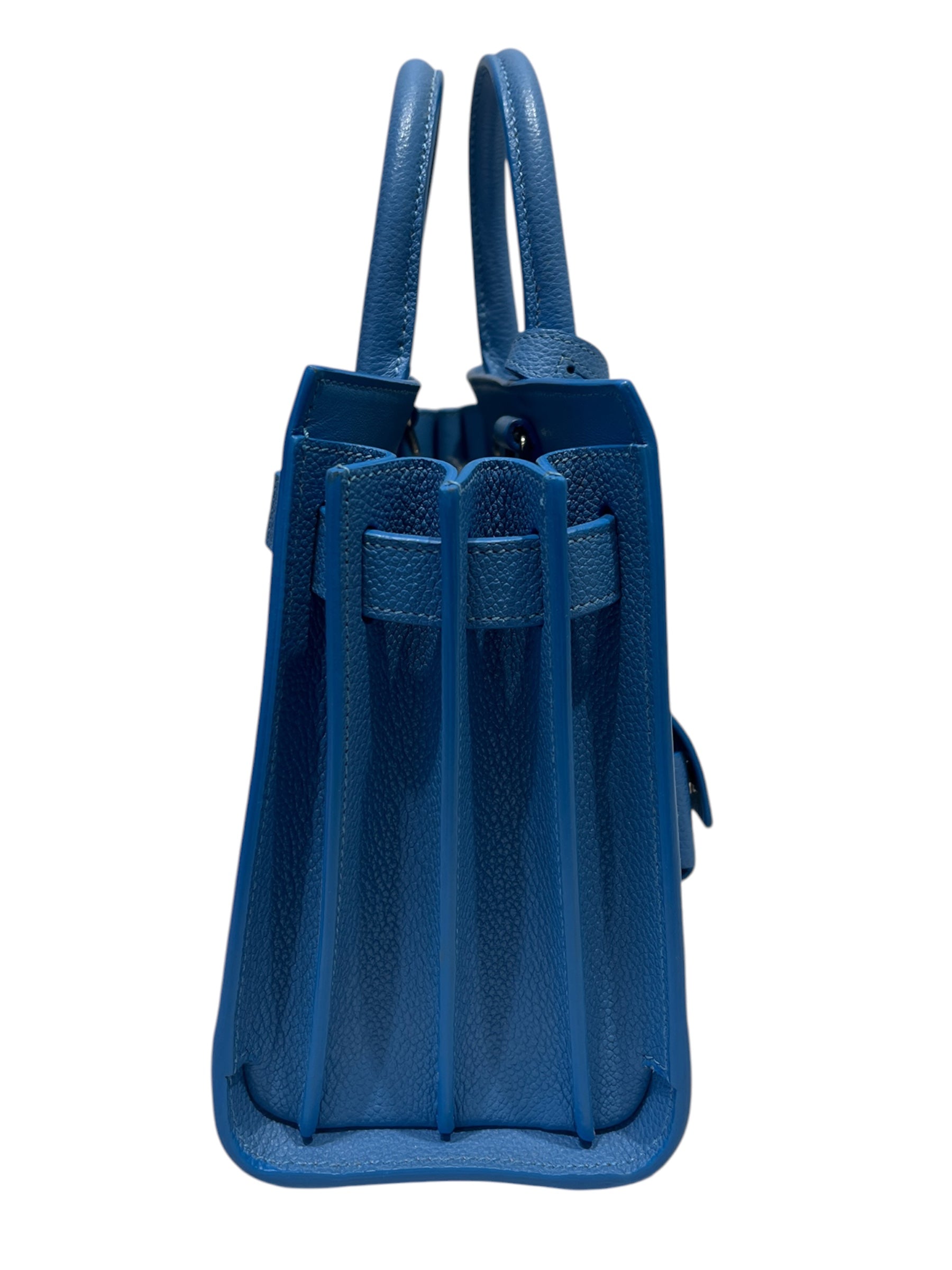 SAINT LAURENT/Hand Bag/Leather/BLU/SAC DE JOUR GRAINED CALFSKIN view 3